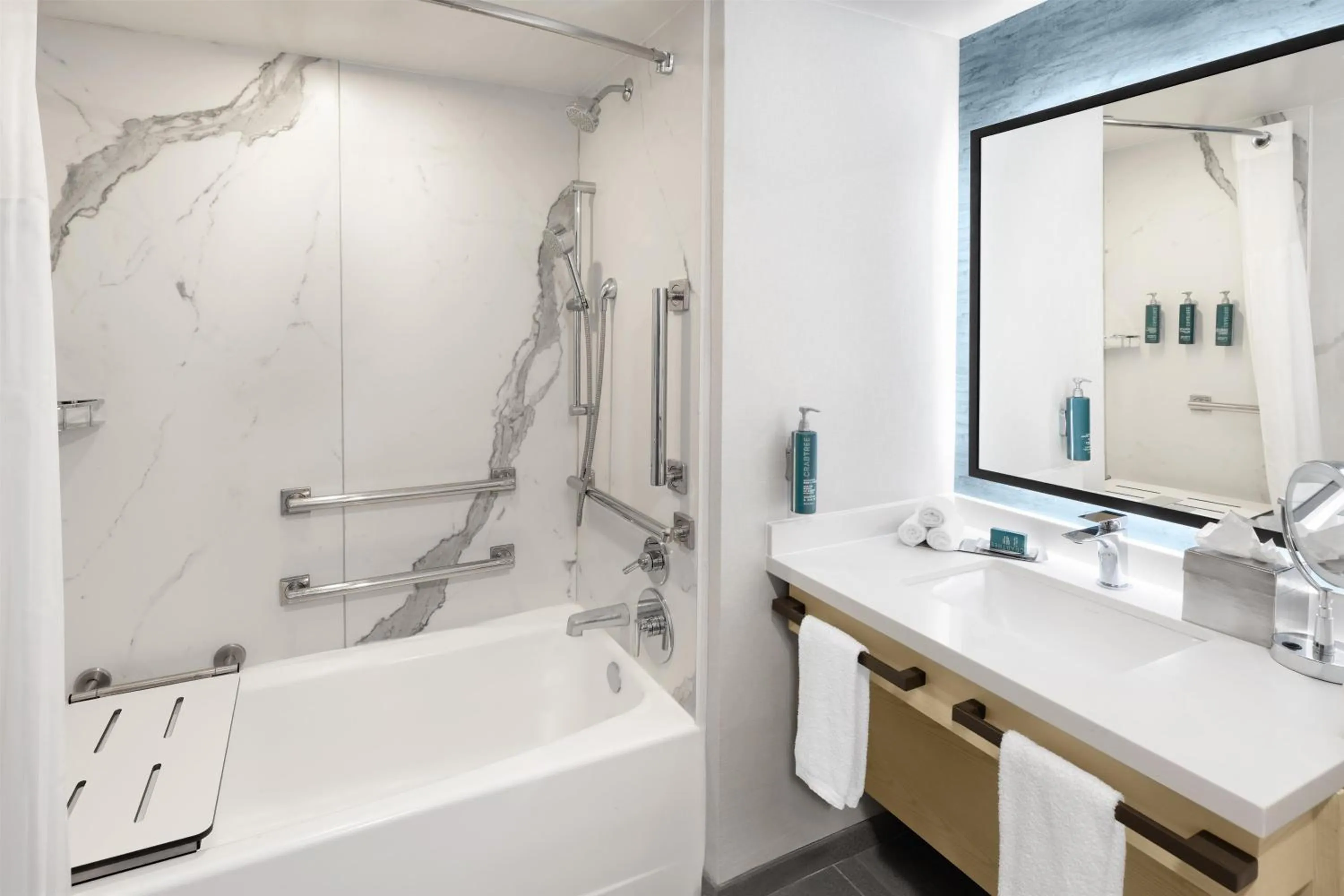 Bathroom in DoubleTree by Hilton Hotel South Bend