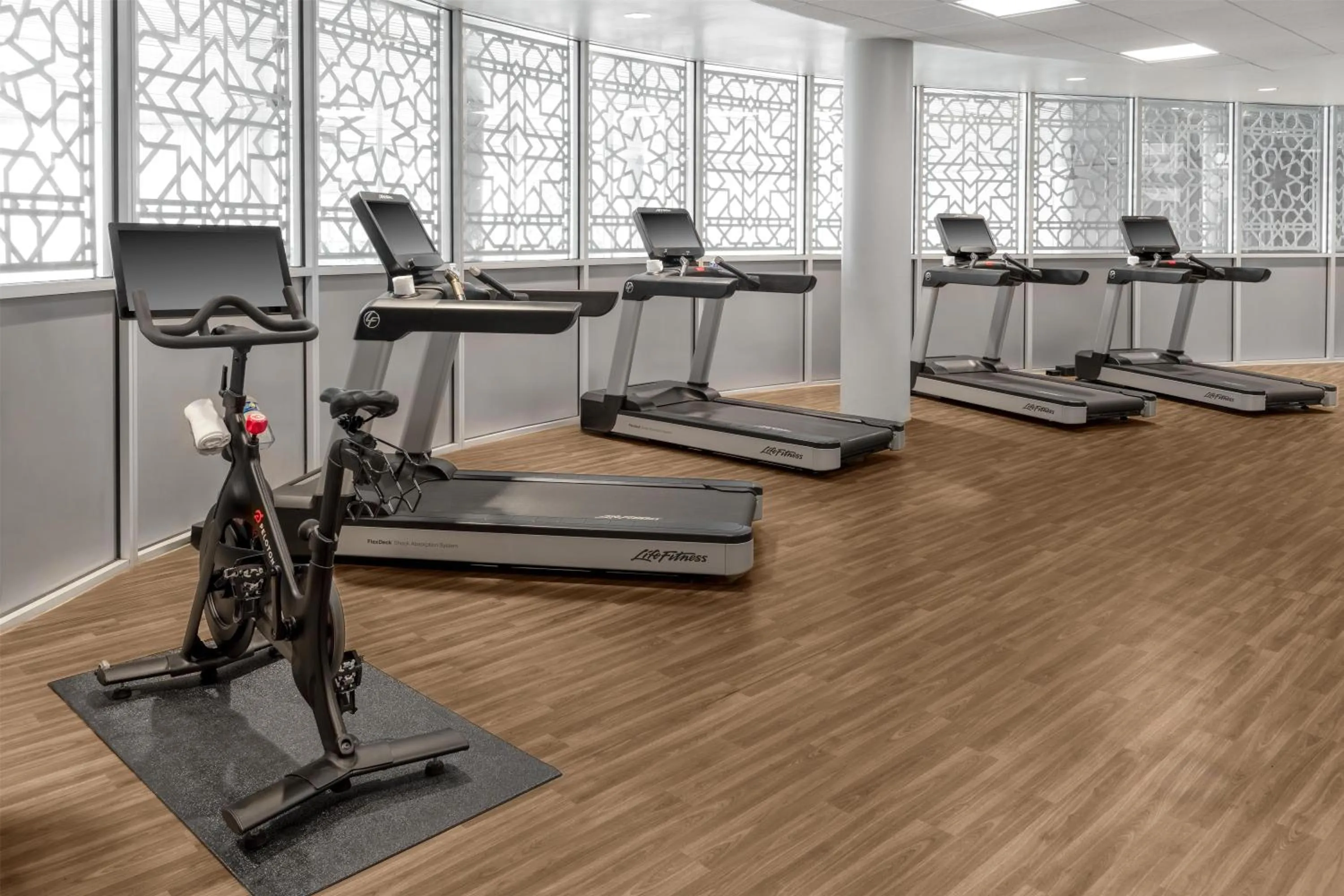 Fitness centre/facilities in DoubleTree by Hilton Hotel South Bend