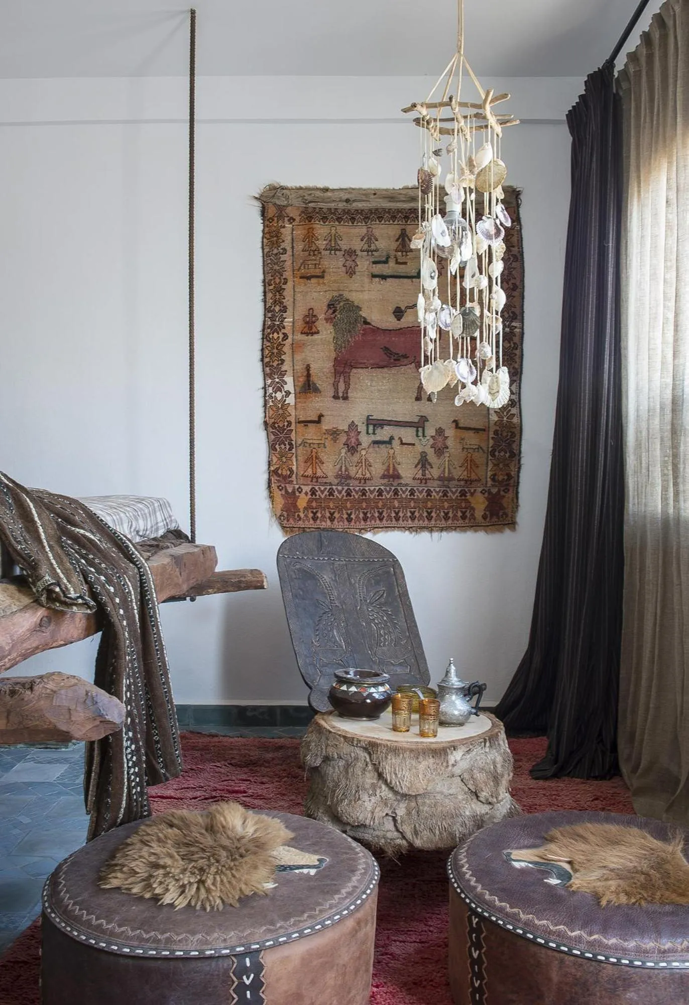 Decorative detail in Munga Guesthouse