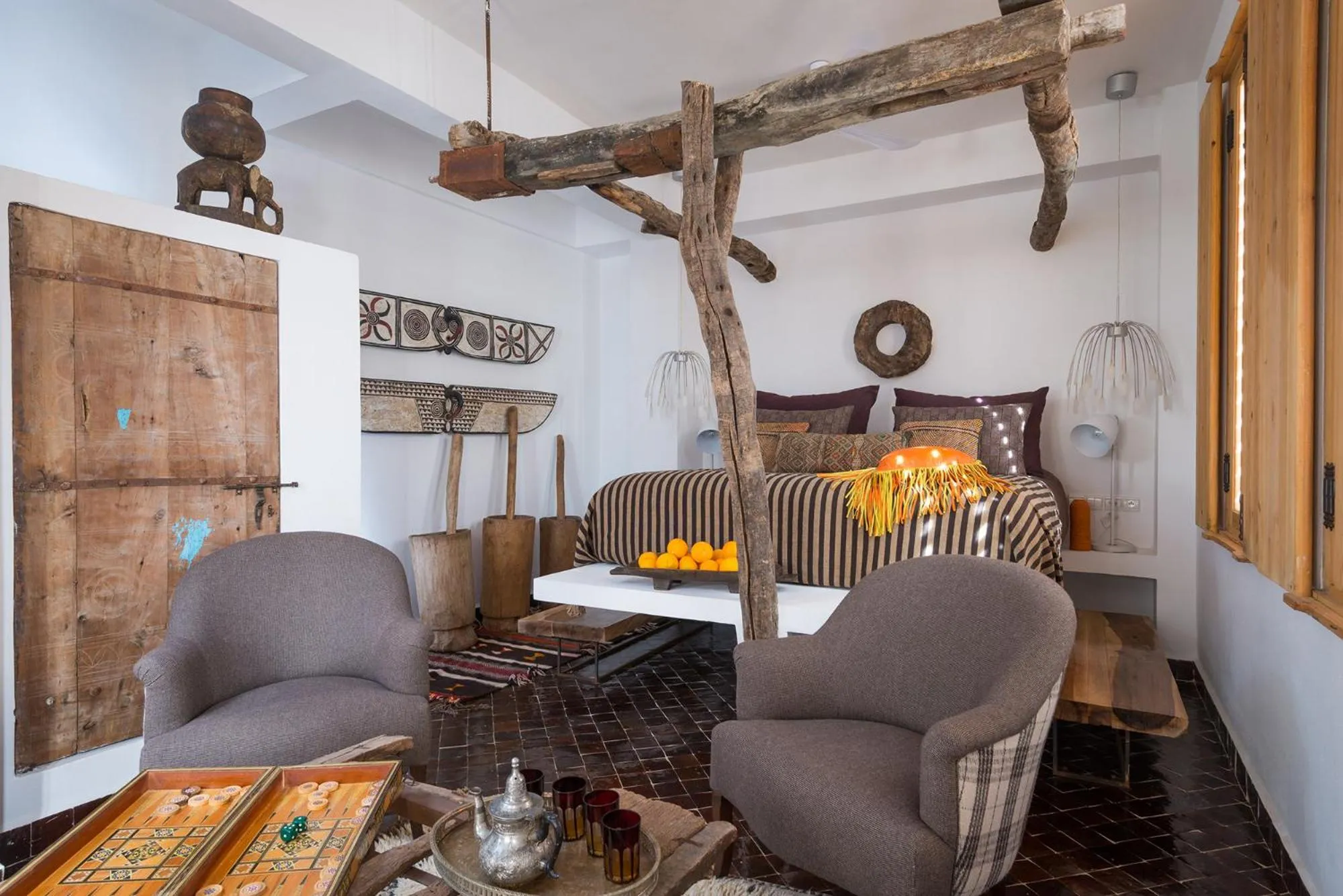 Decorative detail in Munga Guesthouse