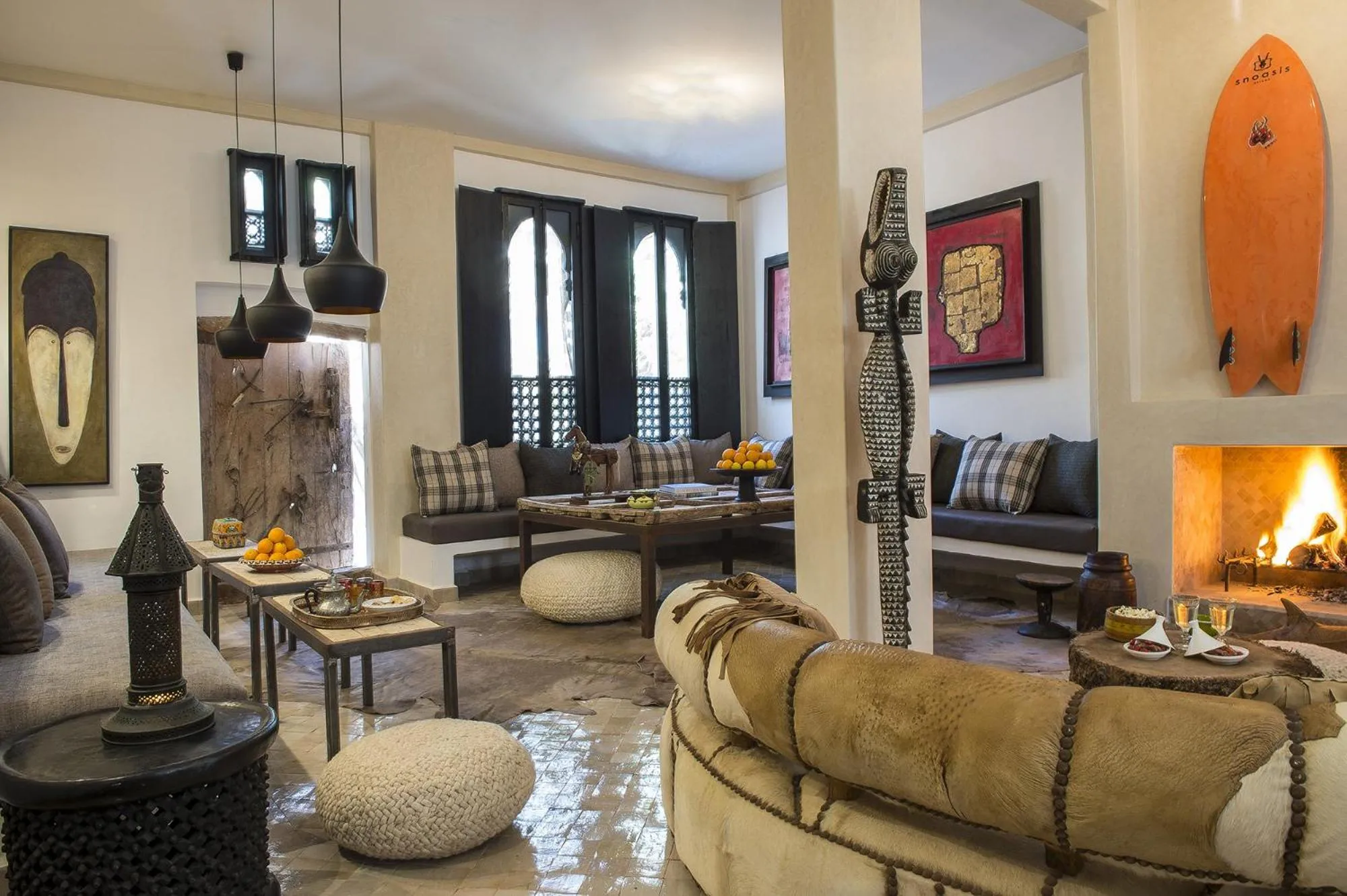 Living room in Munga Guesthouse