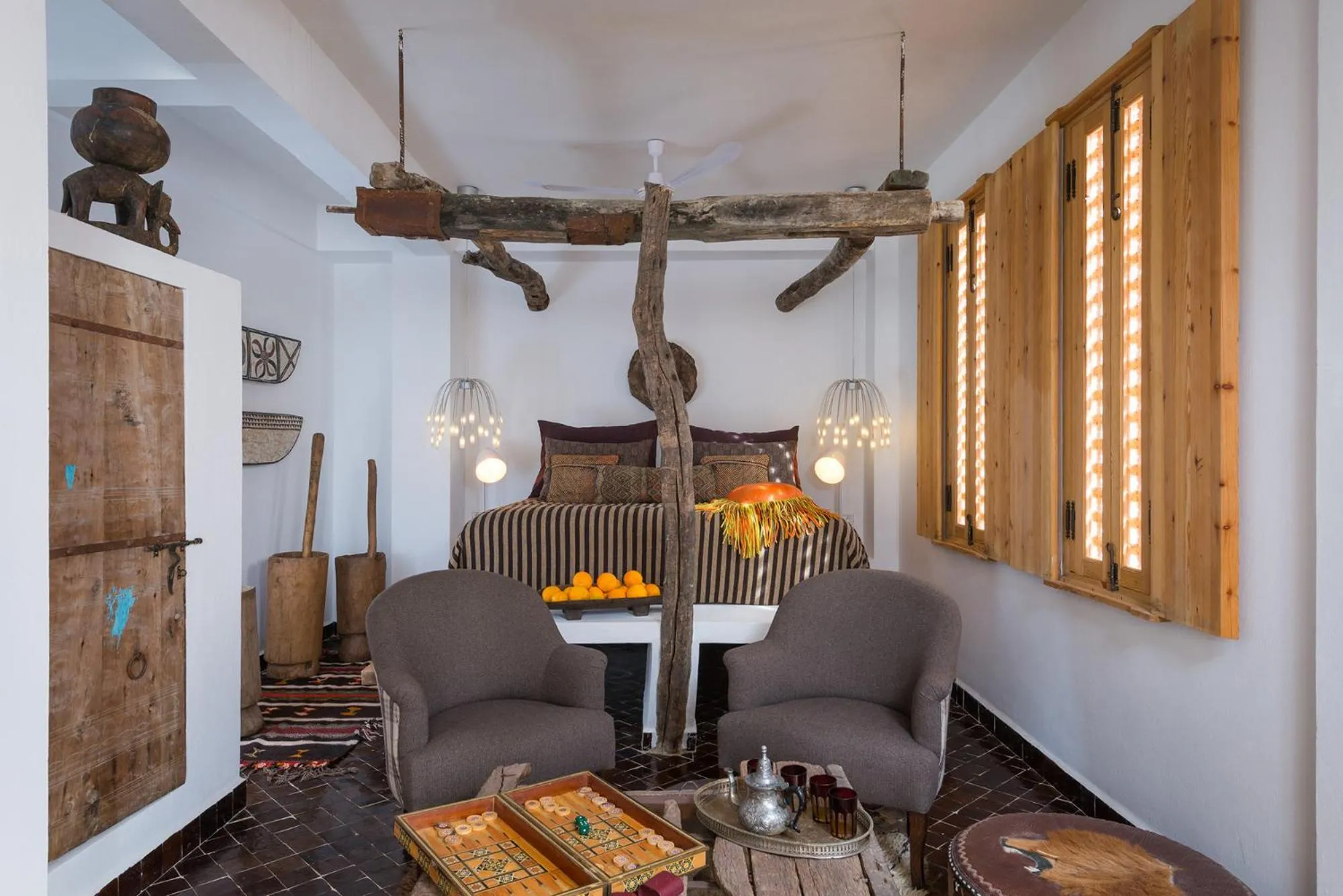 Decorative detail in Munga Guesthouse