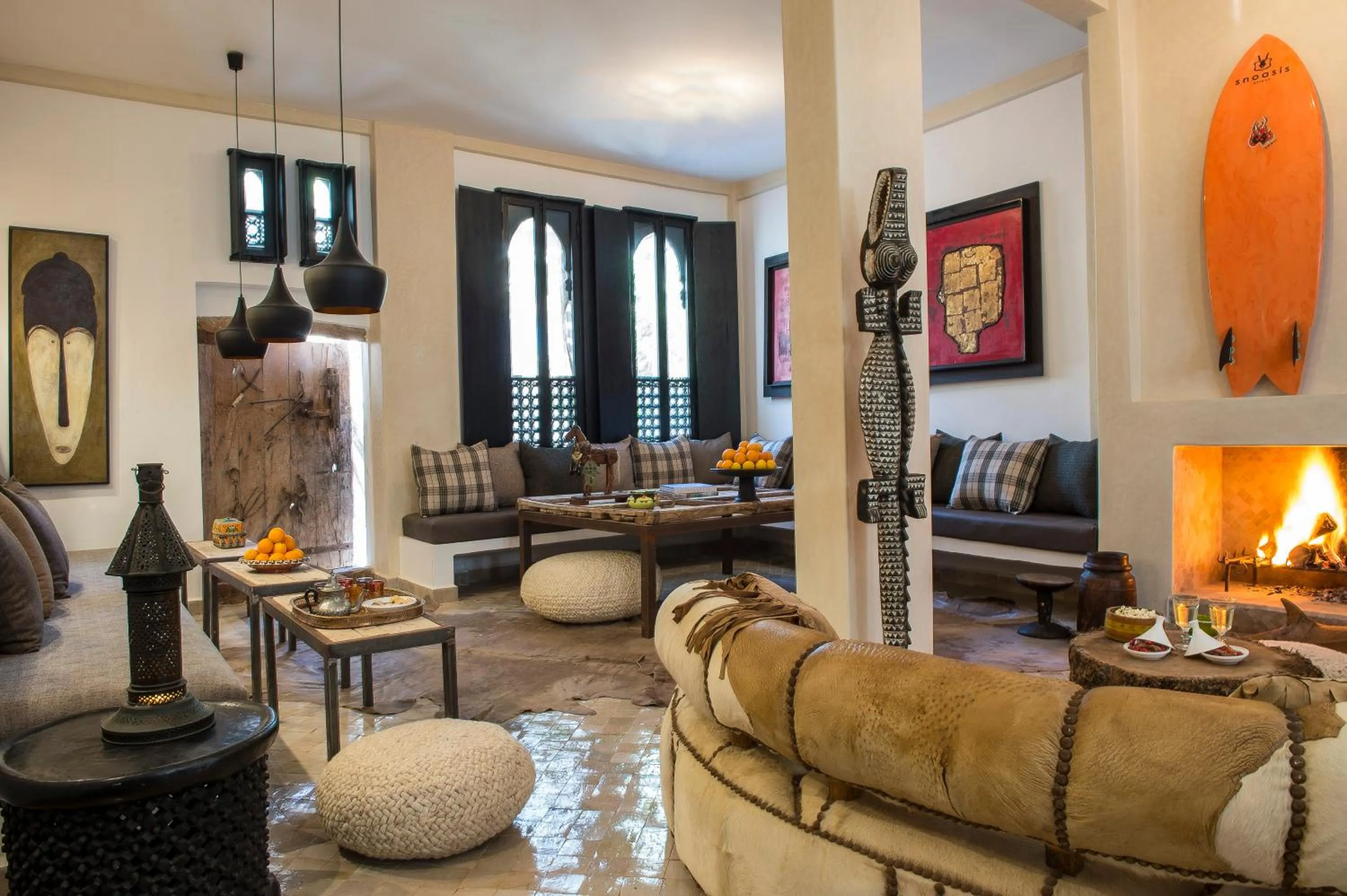 Lobby or reception in Munga Guesthouse