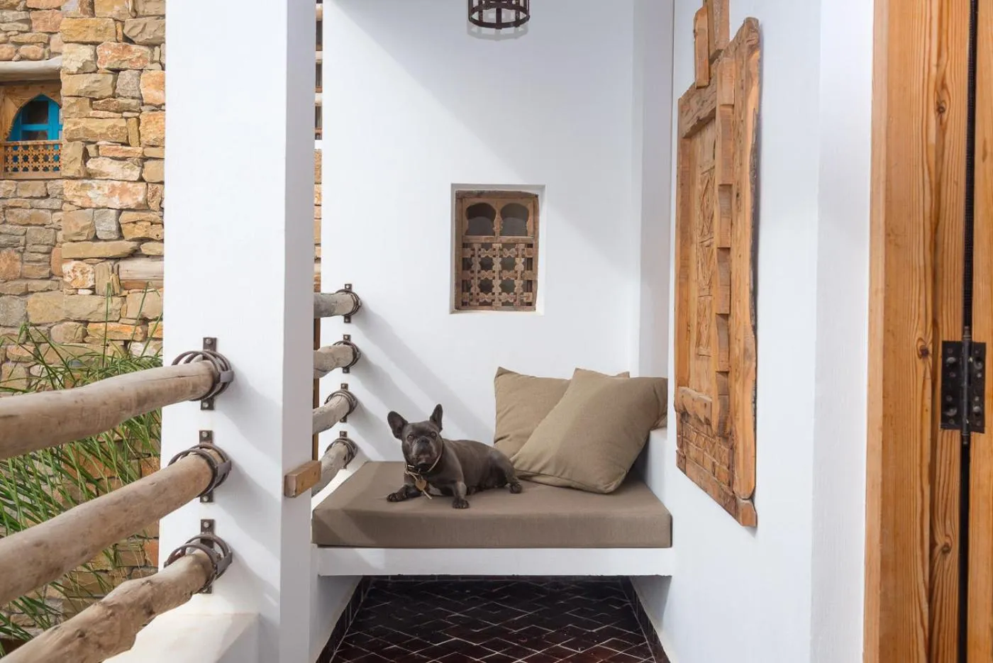 Decorative detail in Munga Guesthouse