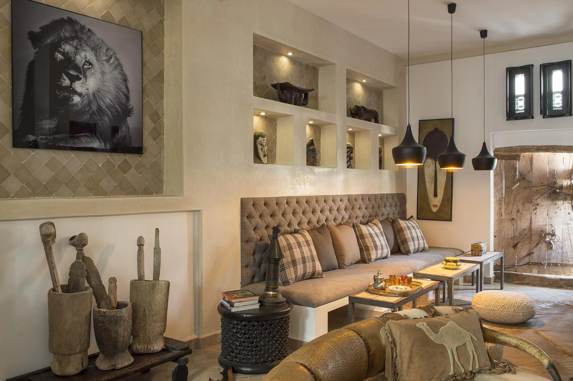 Living room in Munga Guesthouse