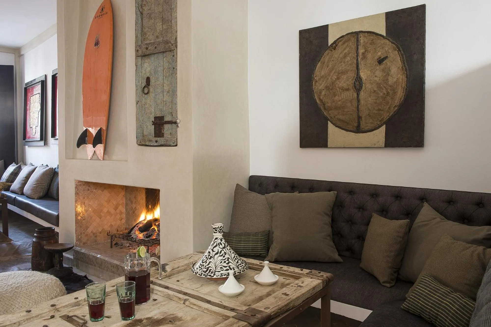 Living room in Munga Guesthouse