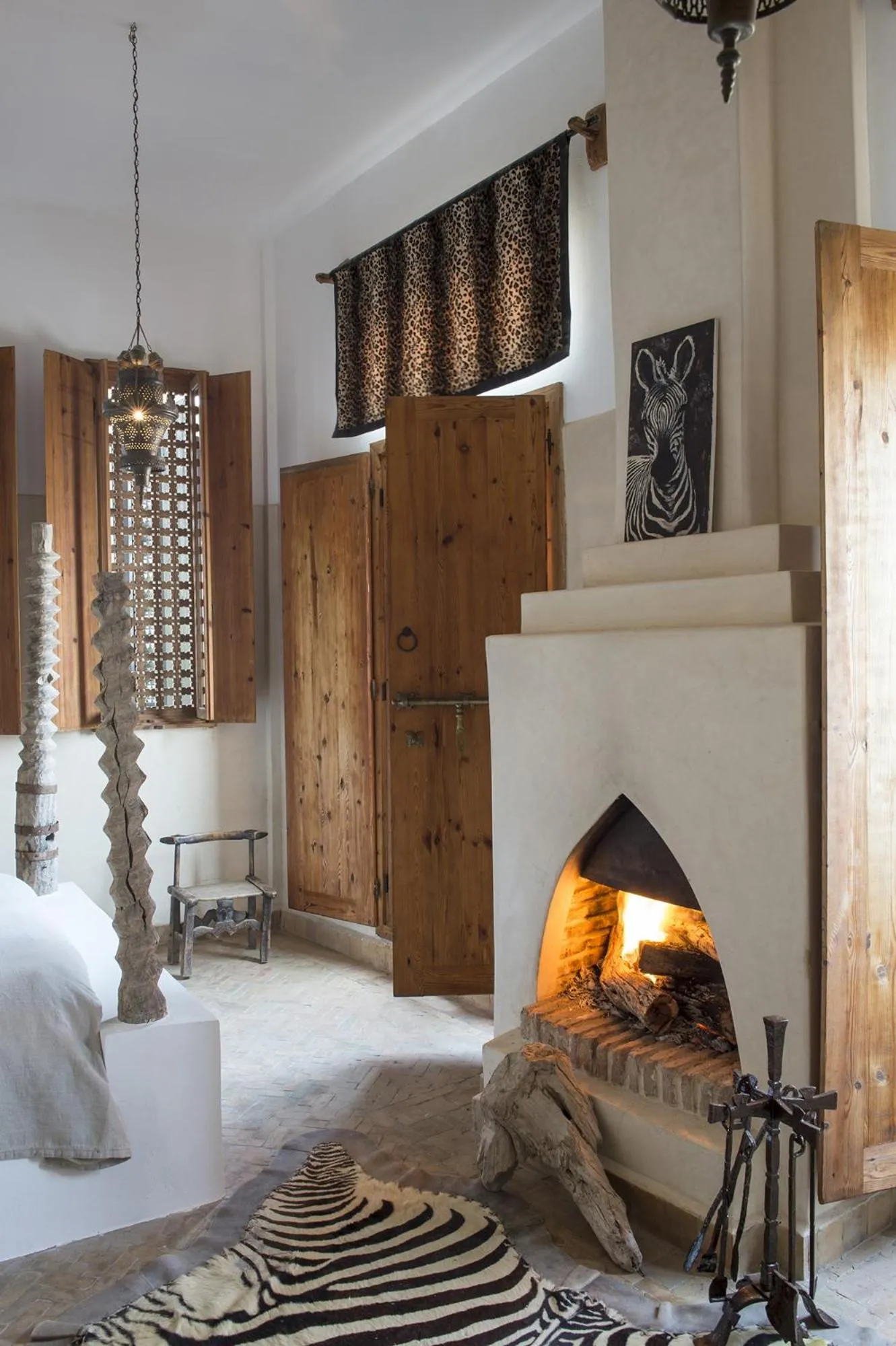 Decorative detail, Bed in Munga Guesthouse