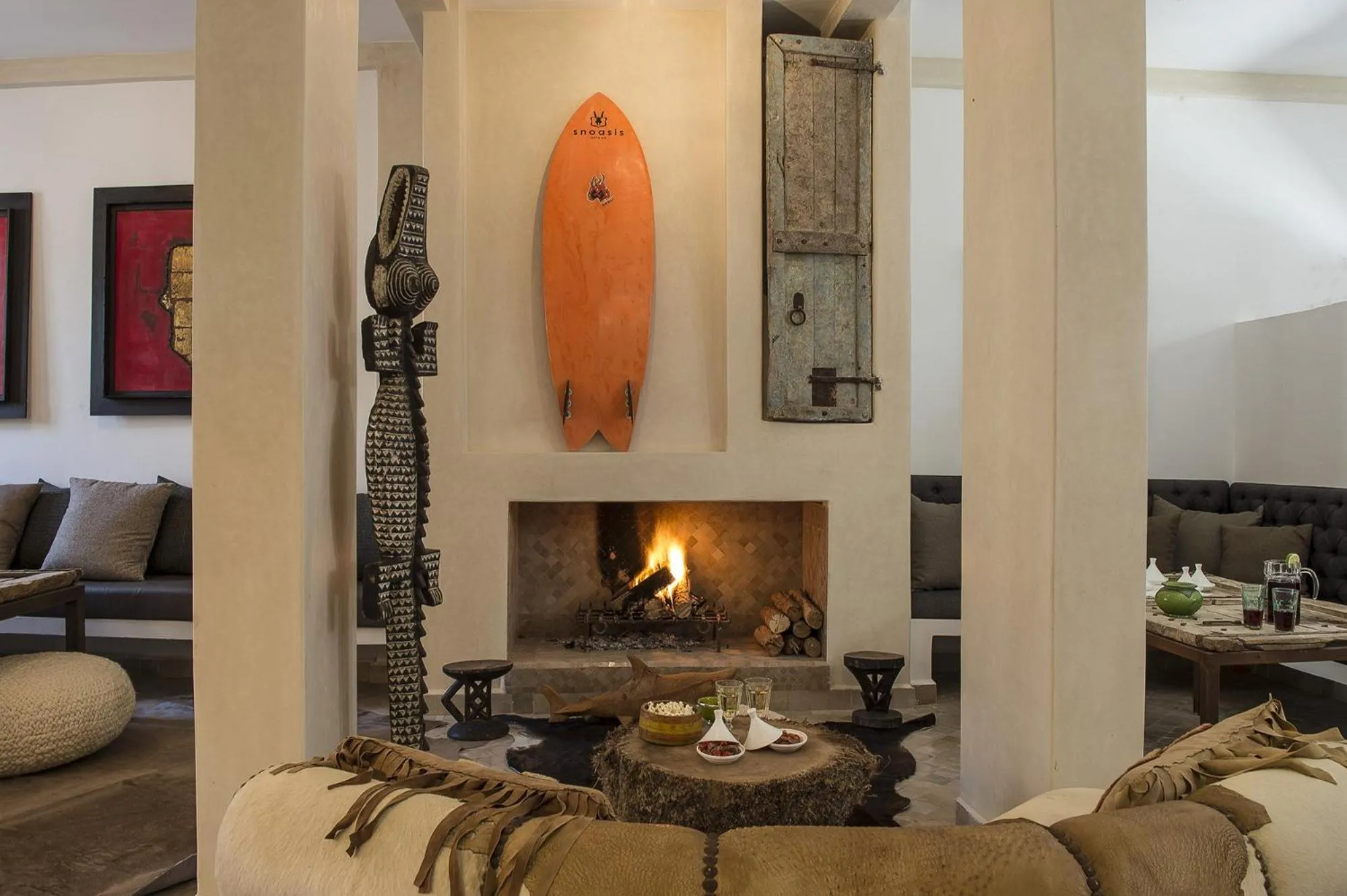 Living room in Munga Guesthouse