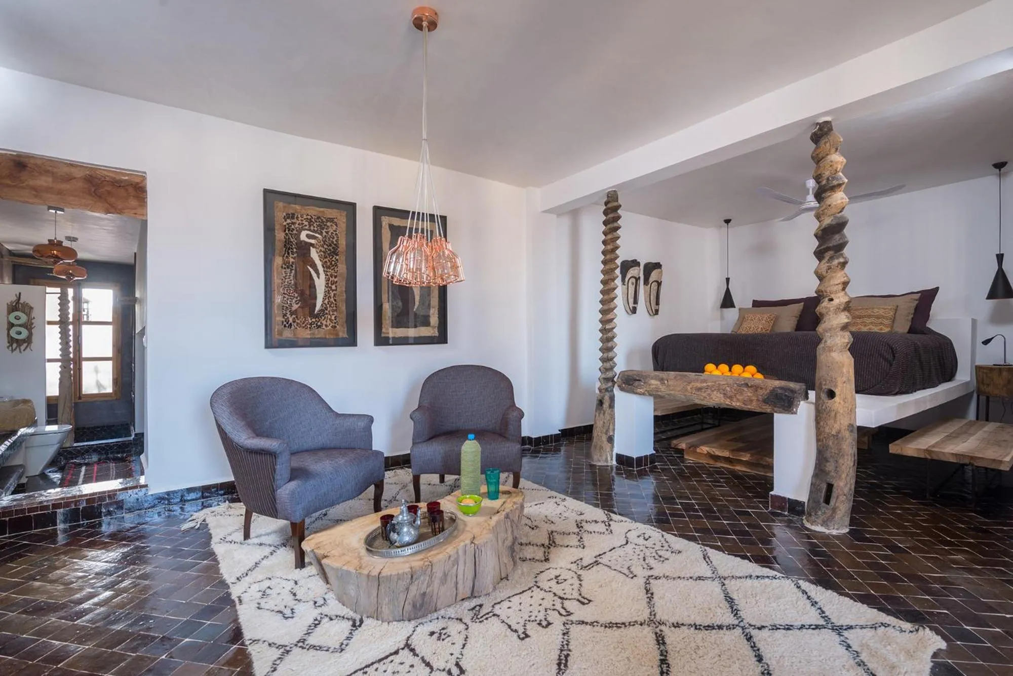 Decorative detail in Munga Guesthouse