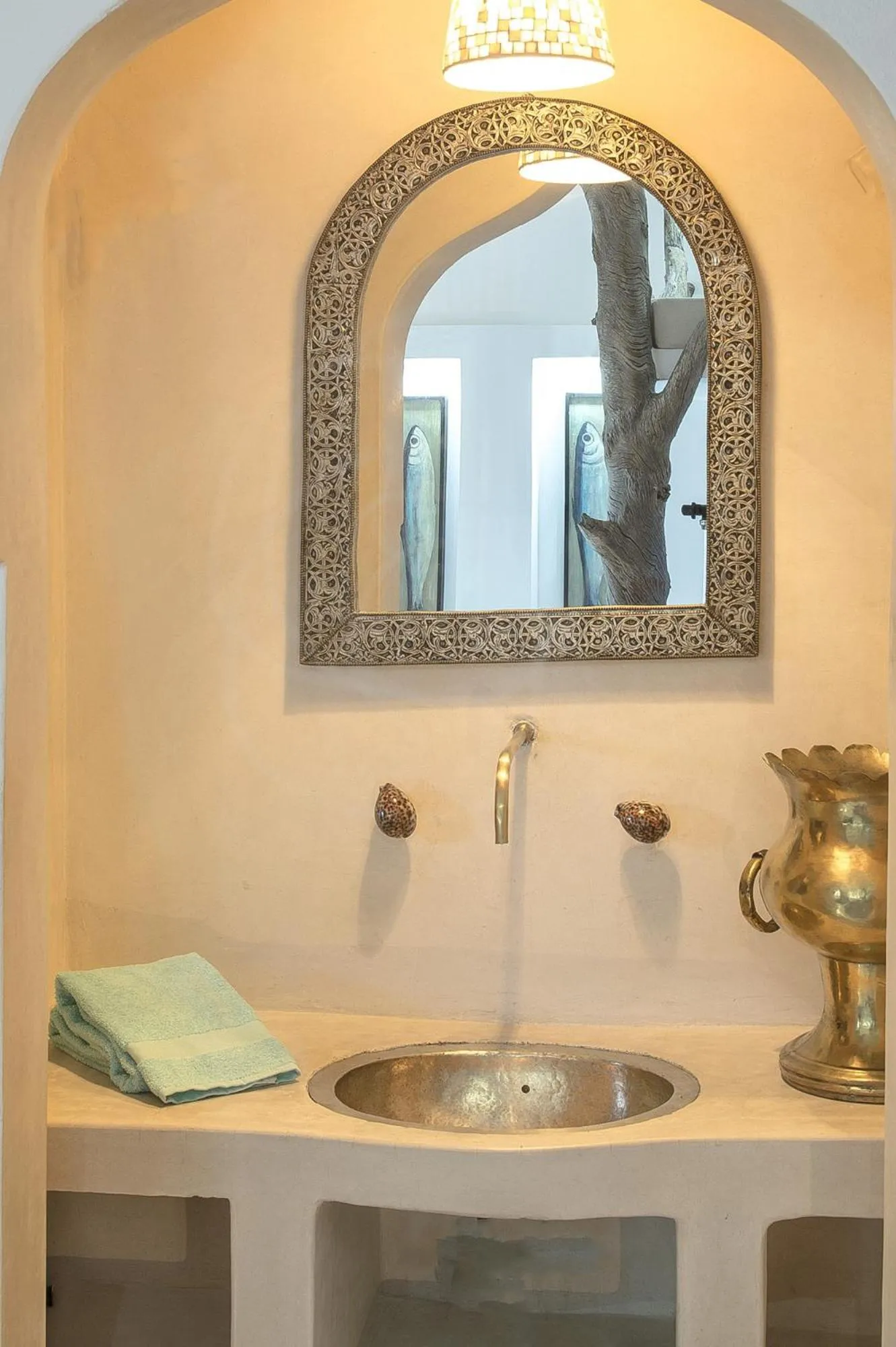 Decorative detail in Munga Guesthouse