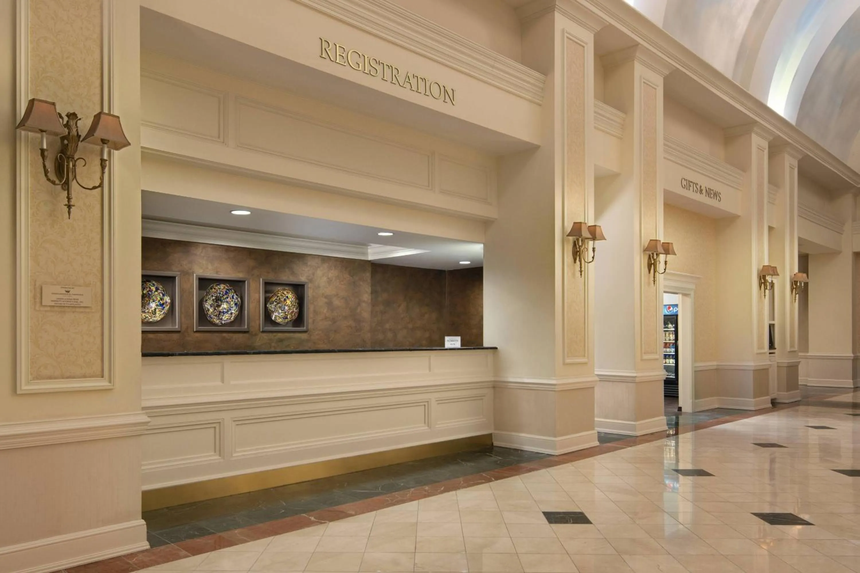 Lobby or reception in Spartanburg Marriott