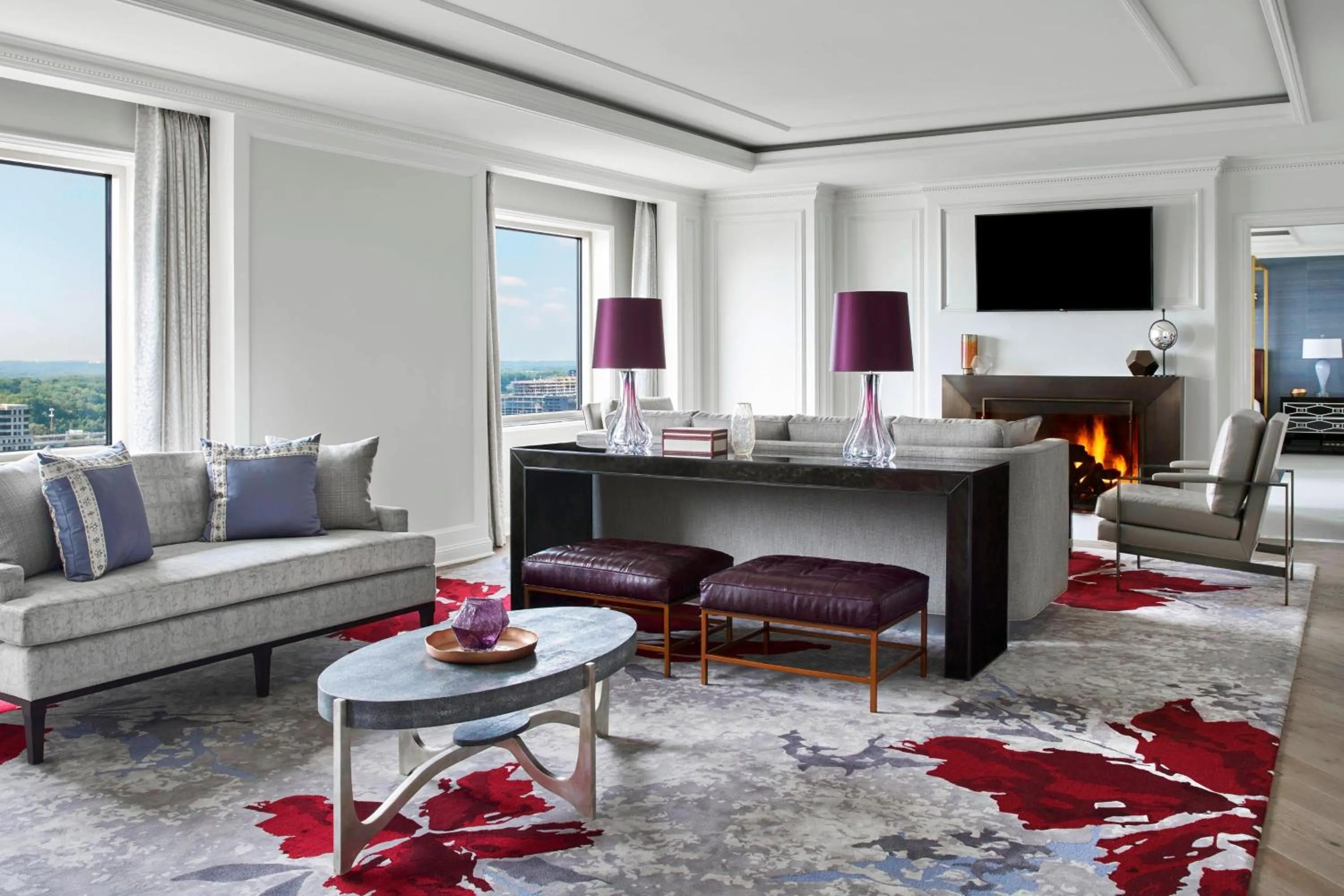 Living room in The Ritz-Carlton, Tysons Corner