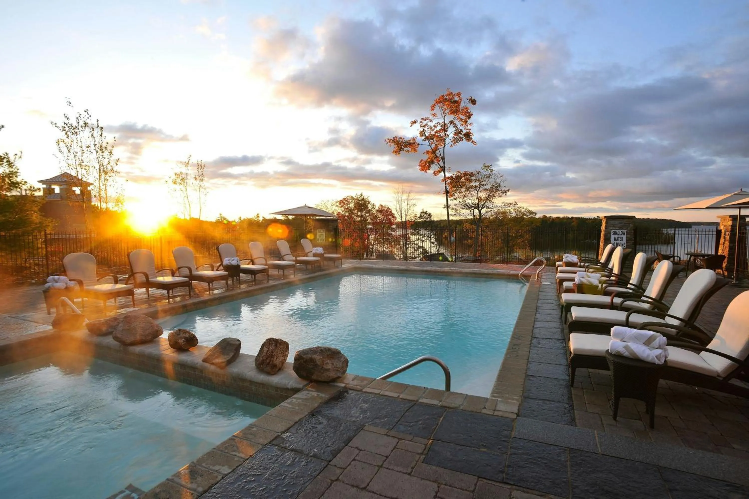 Swimming pool in JW Marriott The Rosseau Muskoka Resort & Spa