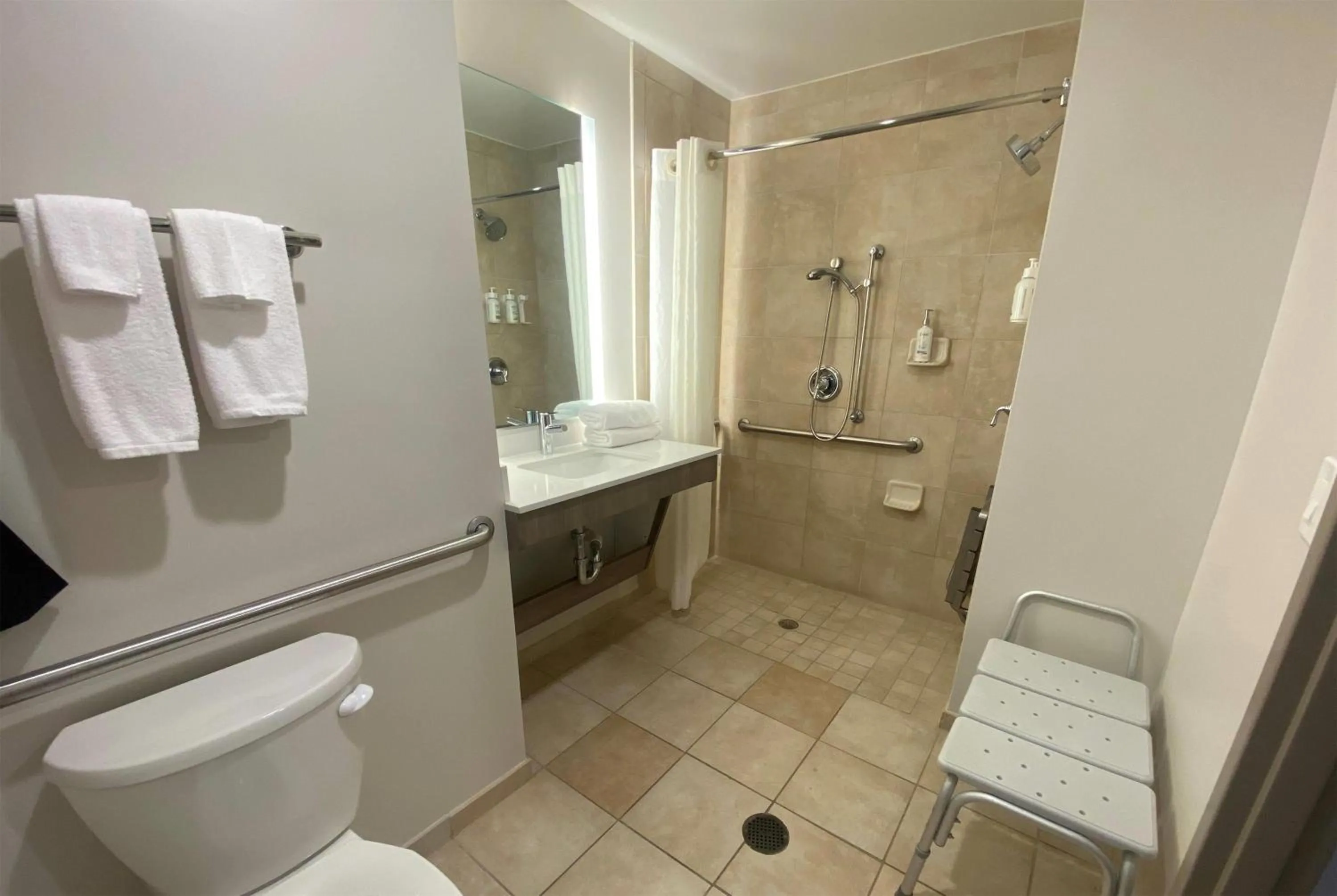 Bathroom in Wingate by Wyndham State Arena Raleigh/Cary Hotel