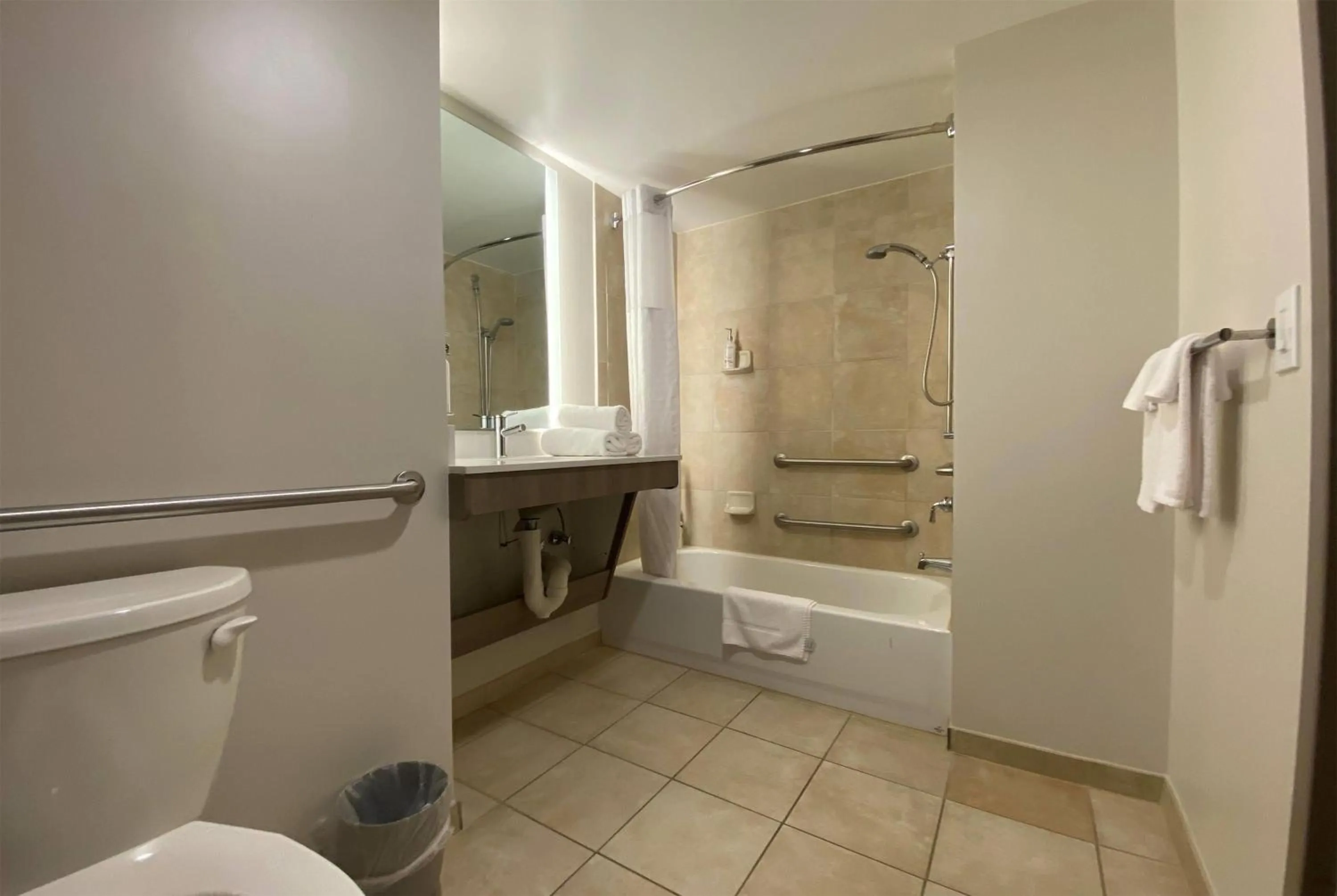 Bathroom in Wingate by Wyndham State Arena Raleigh/Cary Hotel