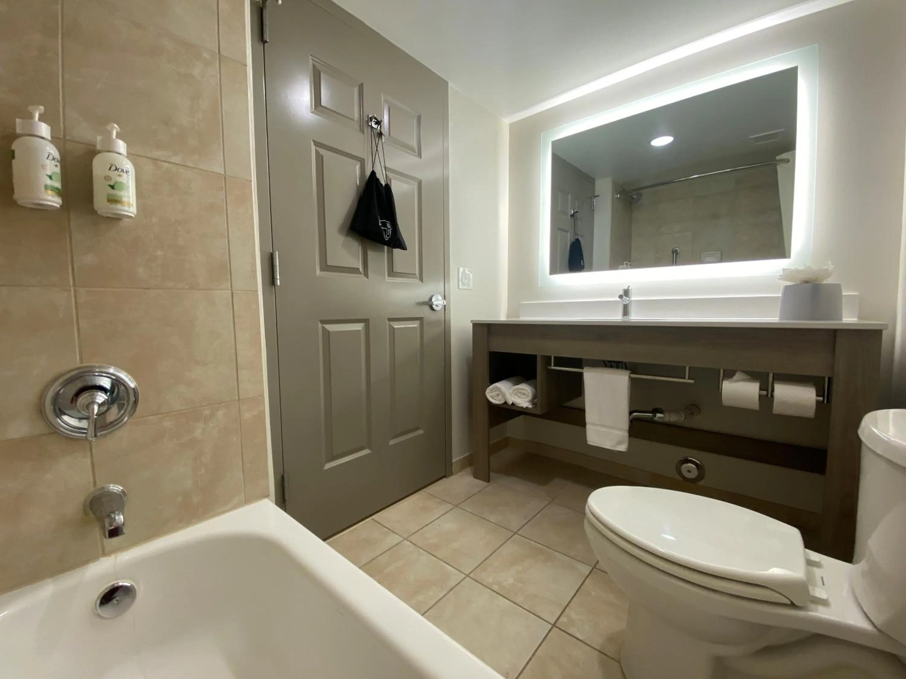Shower in Wingate by Wyndham State Arena Raleigh/Cary Hotel