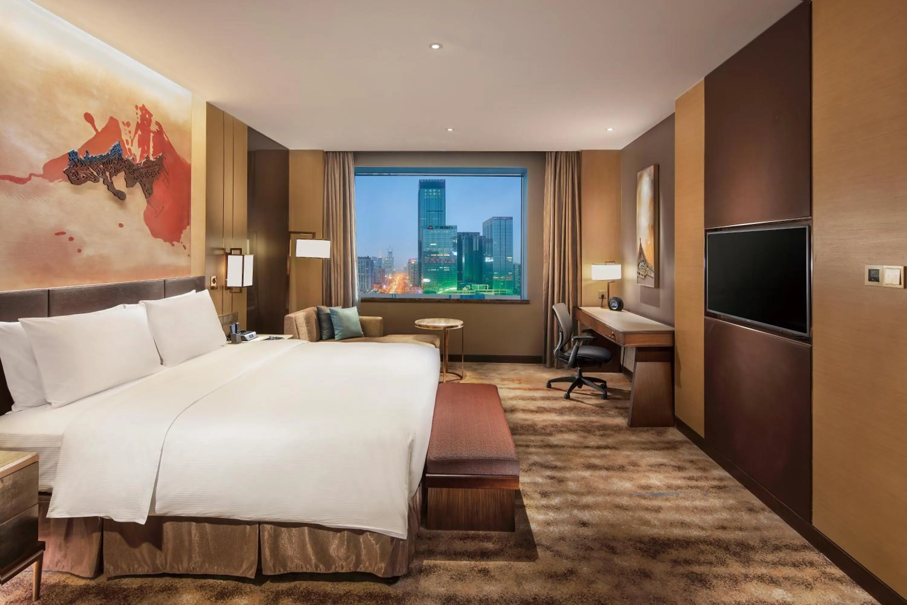 Bedroom, Bed in Hilton Shenyang
