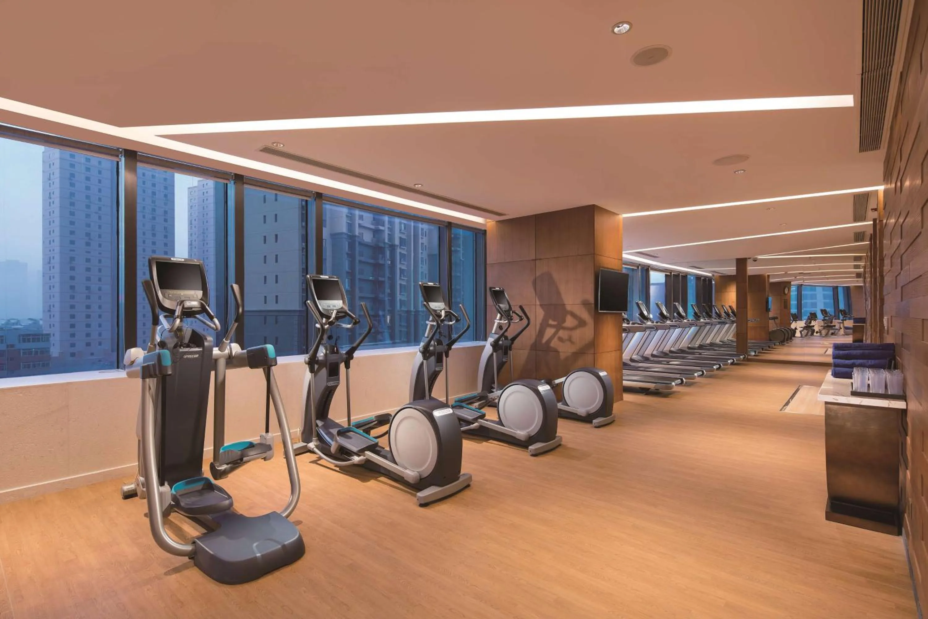 Fitness centre/facilities in Hilton Shenyang