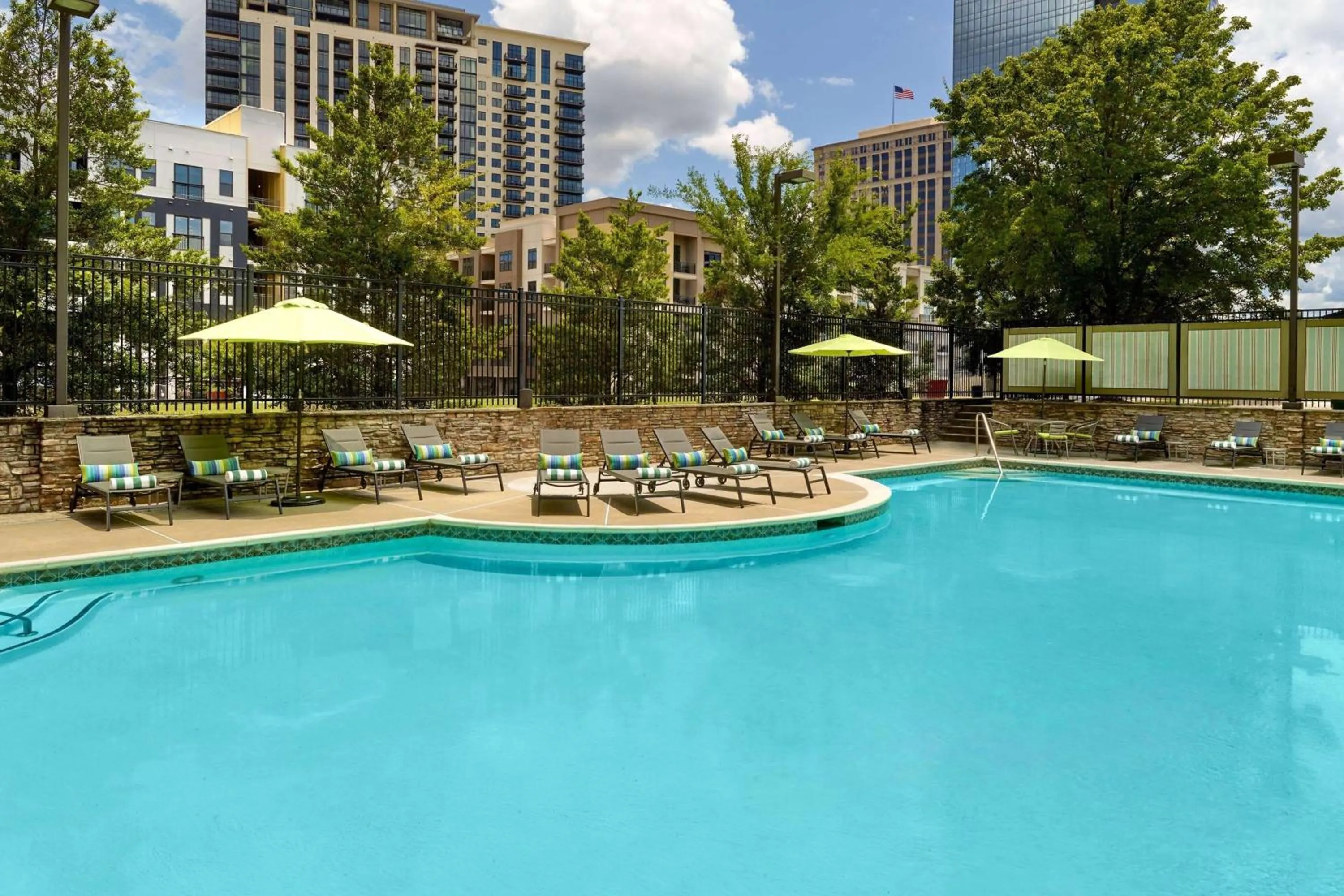 Pool view in Wyndham Atlanta Buckhead Hotel & Conference Center