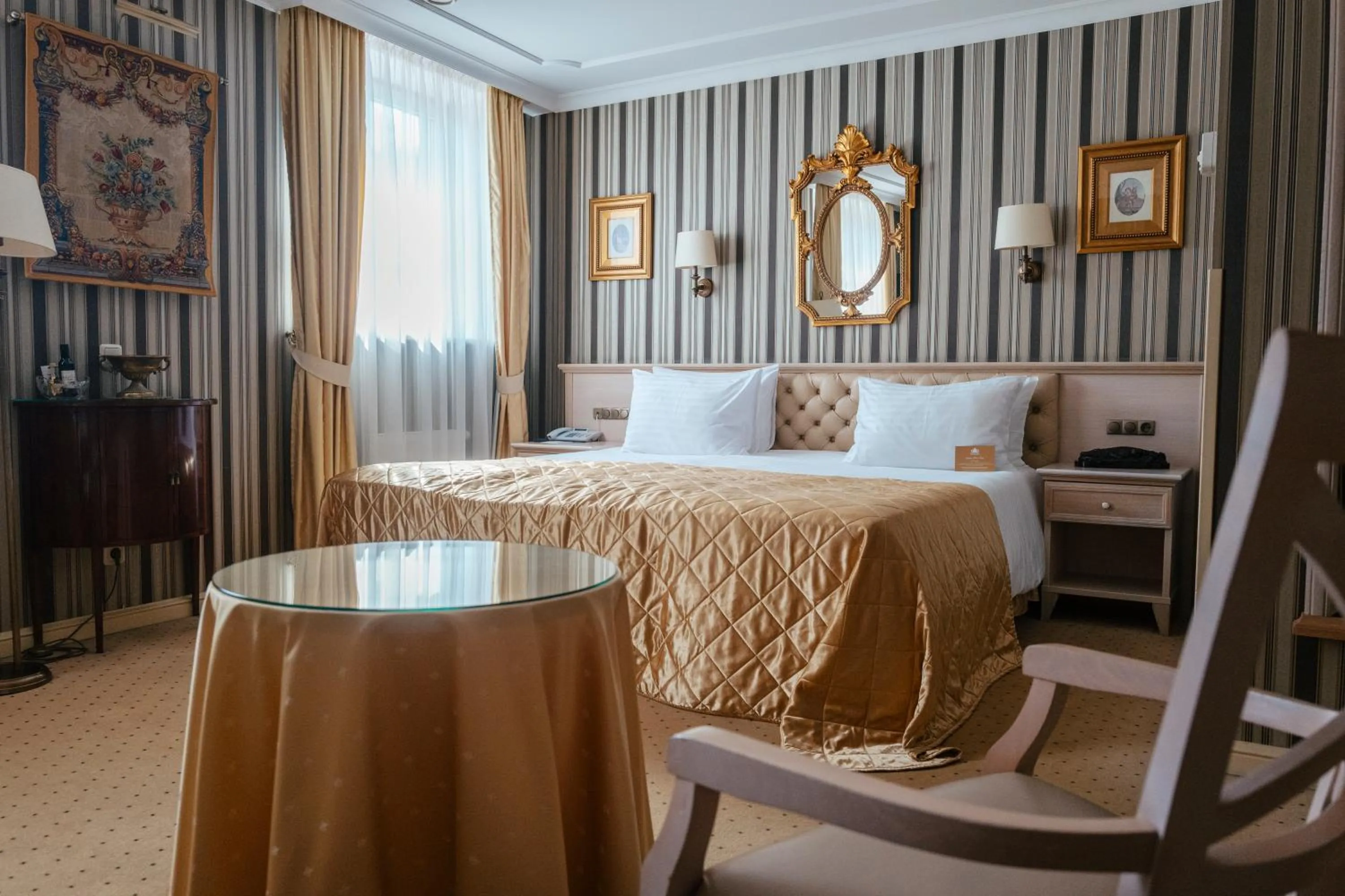 Photo of the whole room, Bed in Imperial Hotel & Restaurant