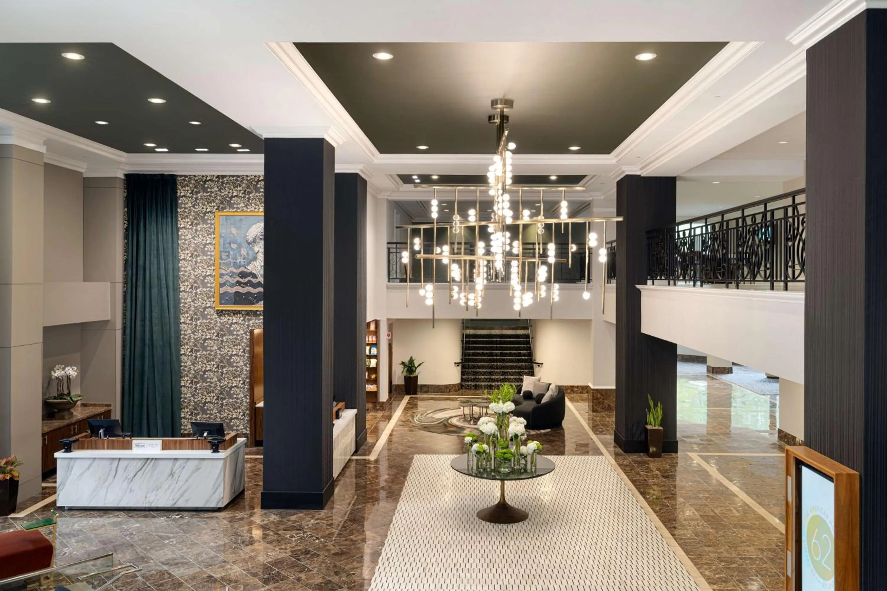 Lobby or reception in The American Hotel Atlanta Downtown-a Doubletree by Hilton