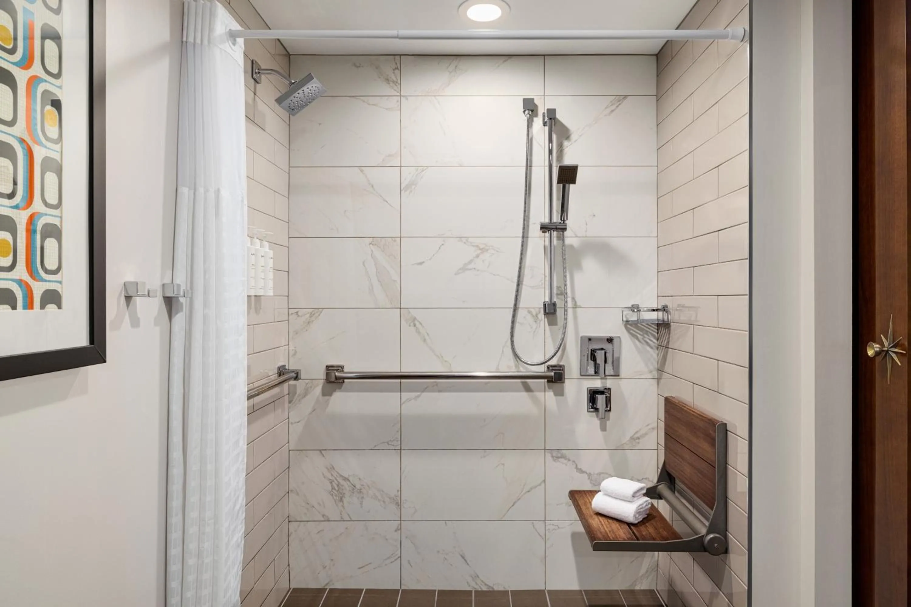 Bathroom in The American Hotel Atlanta Downtown-a Doubletree by Hilton