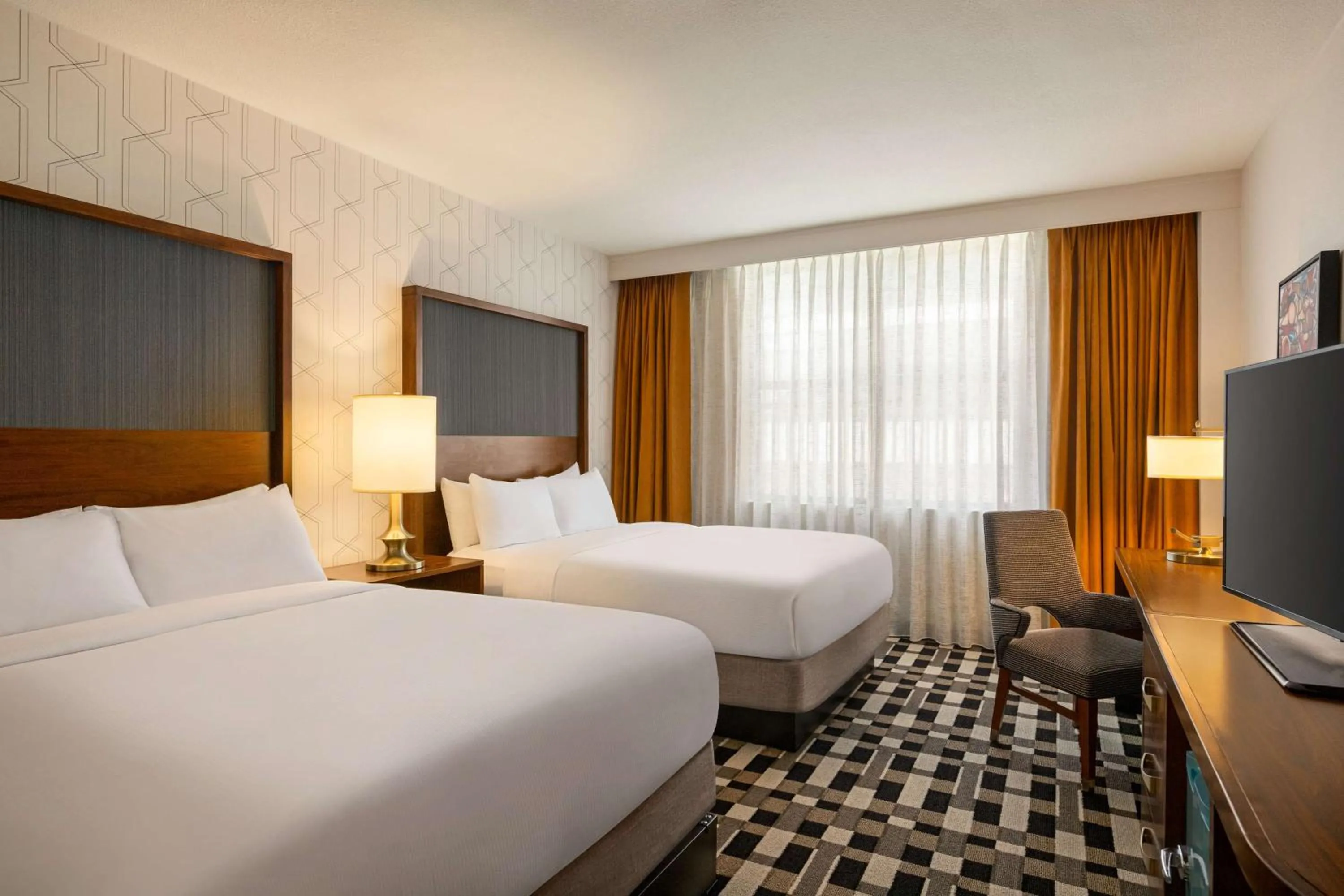 Bed in The American Hotel Atlanta Downtown-a Doubletree by Hilton