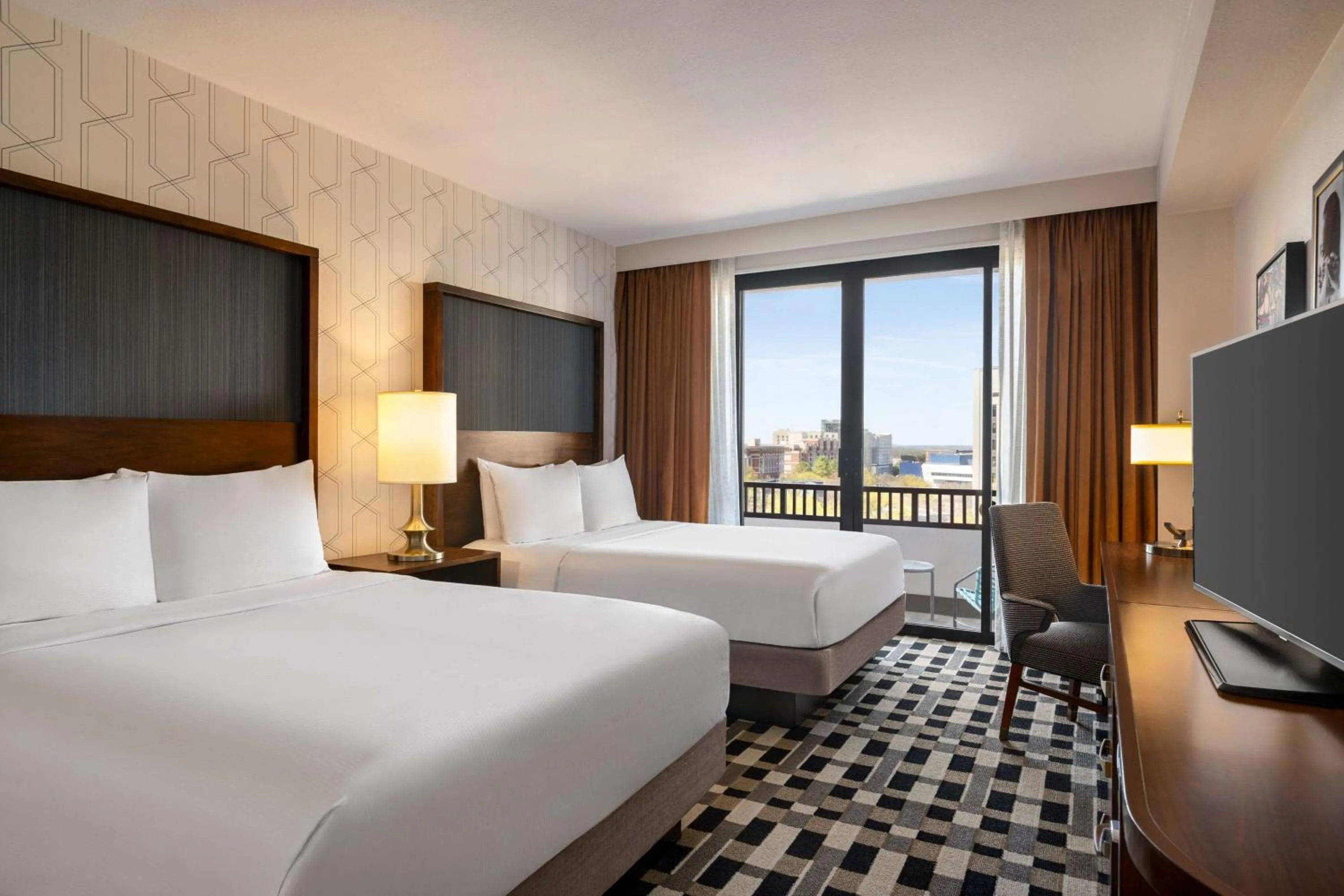 Bed in The American Hotel Atlanta Downtown-a Doubletree by Hilton