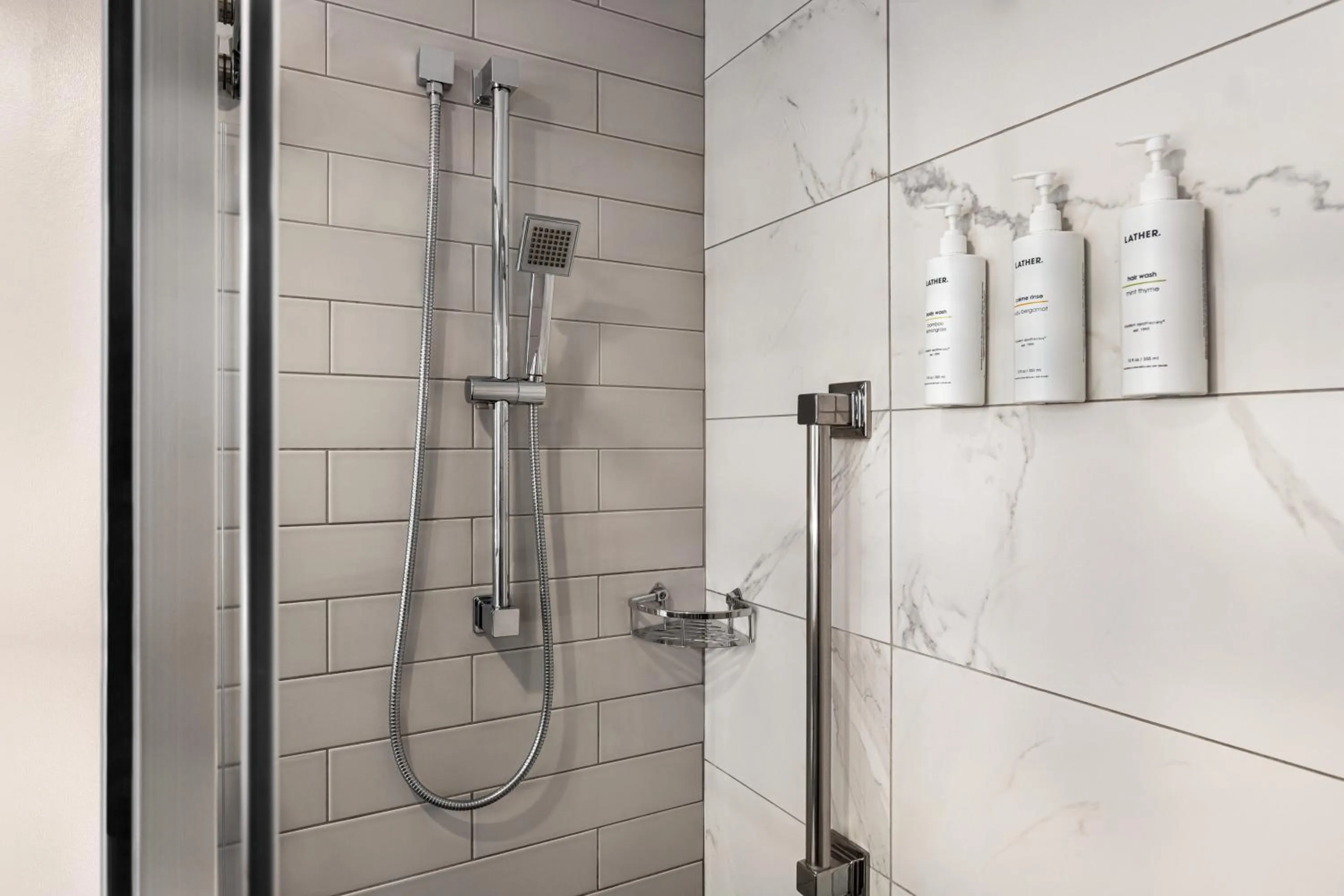 Bathroom in The American Hotel Atlanta Downtown-a Doubletree by Hilton