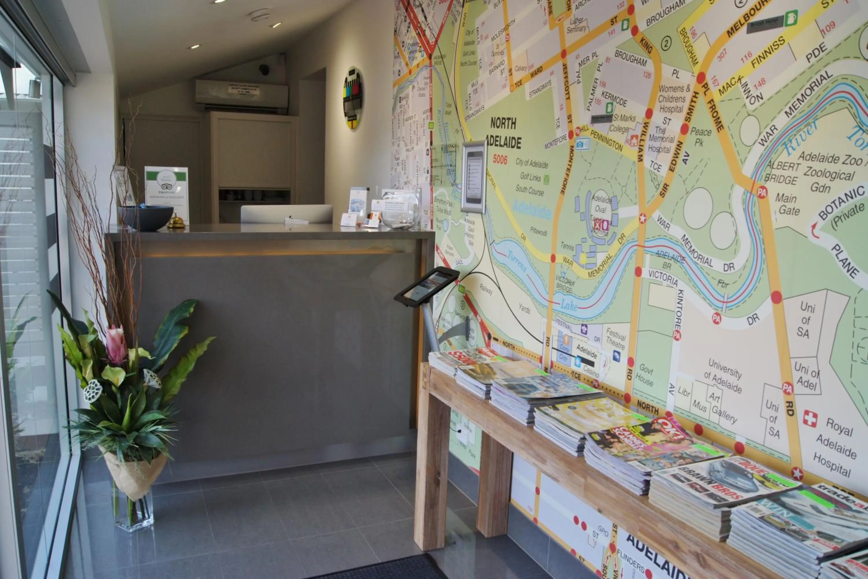 Lobby or reception in North Adelaide Boutique Stays Accommodation