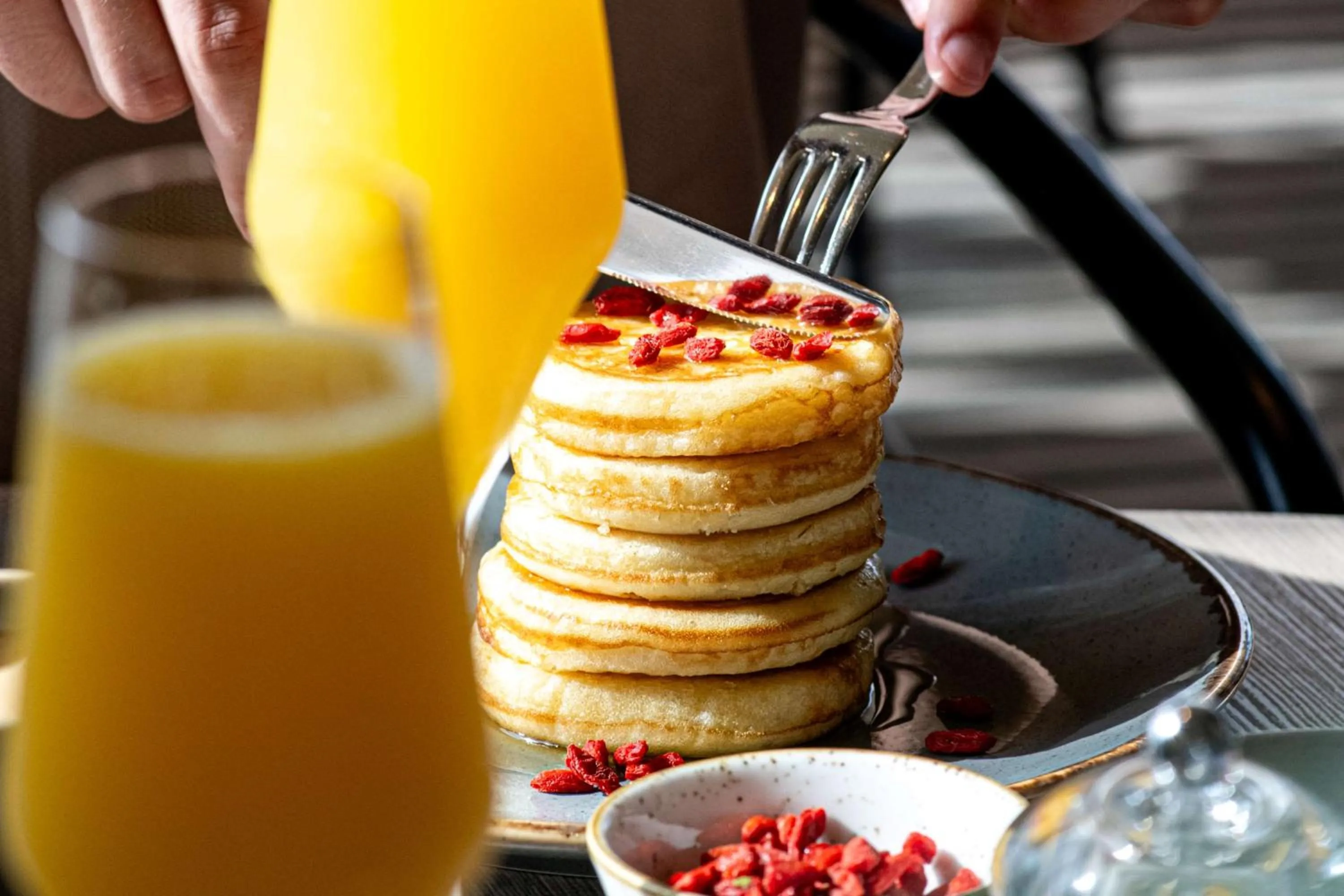 Breakfast in Radisson Blu Hotel Lietuva