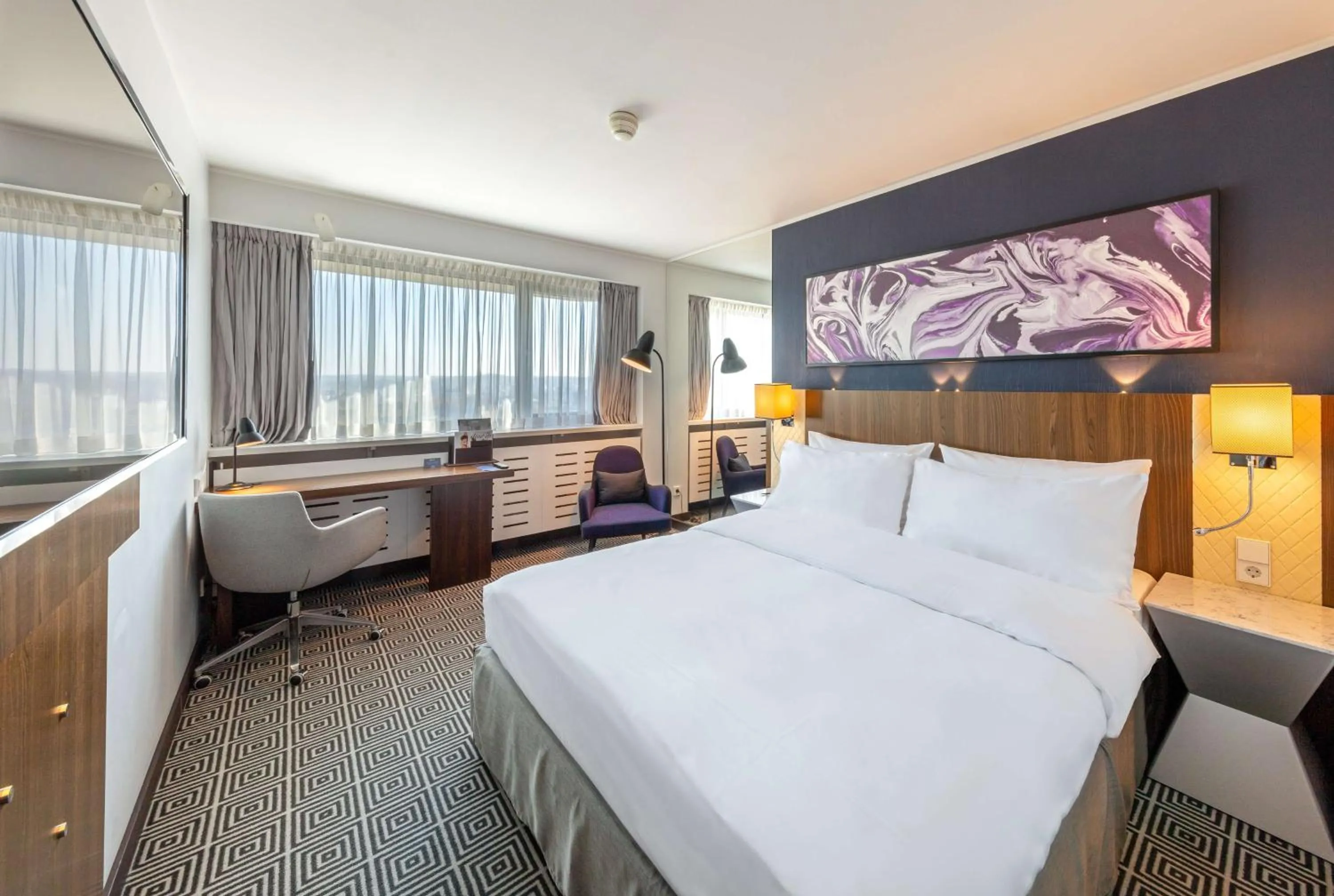 Bedroom, Bed in Radisson Blu Hotel Lietuva