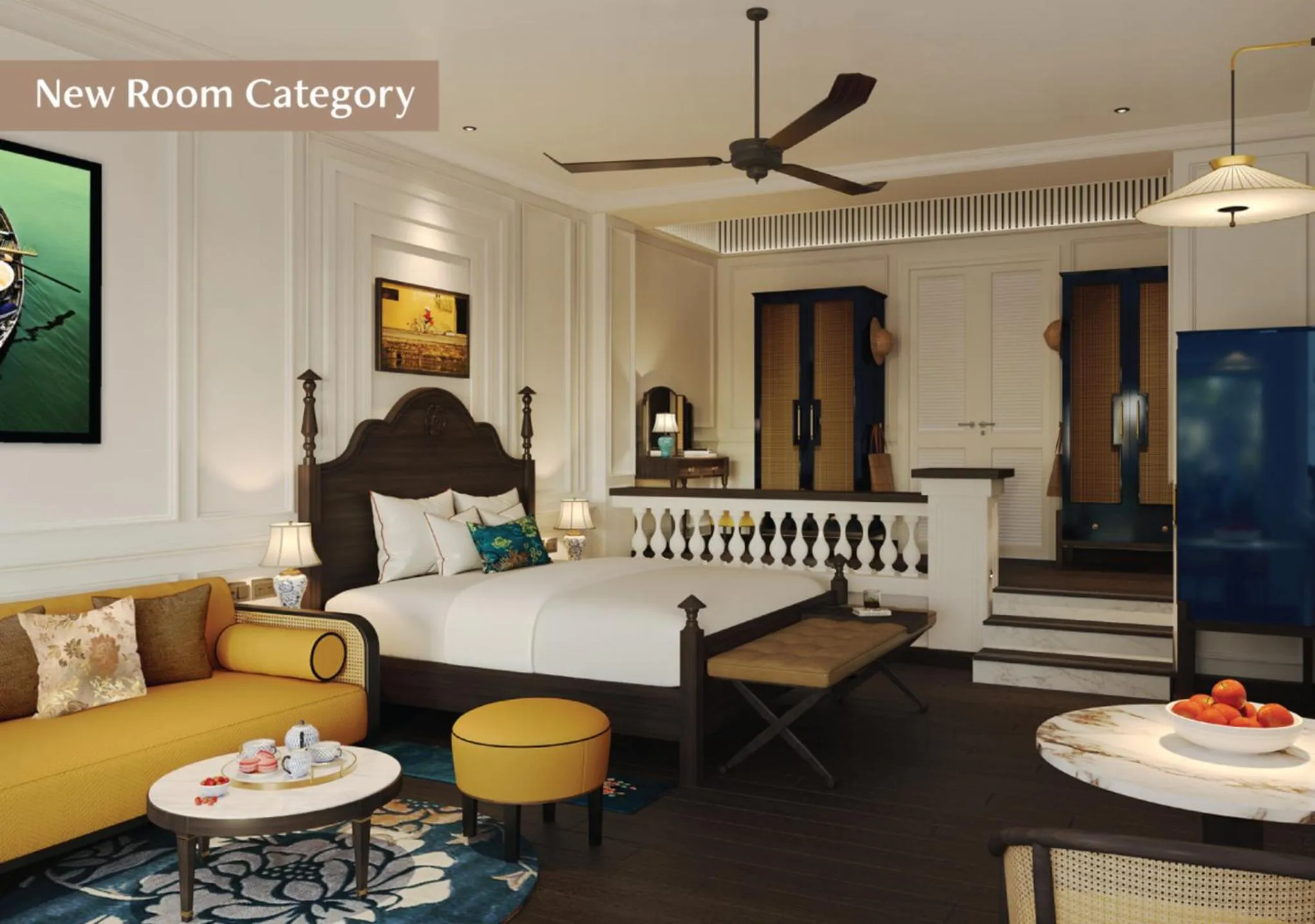 Bed in Anantara Hoi An Resort