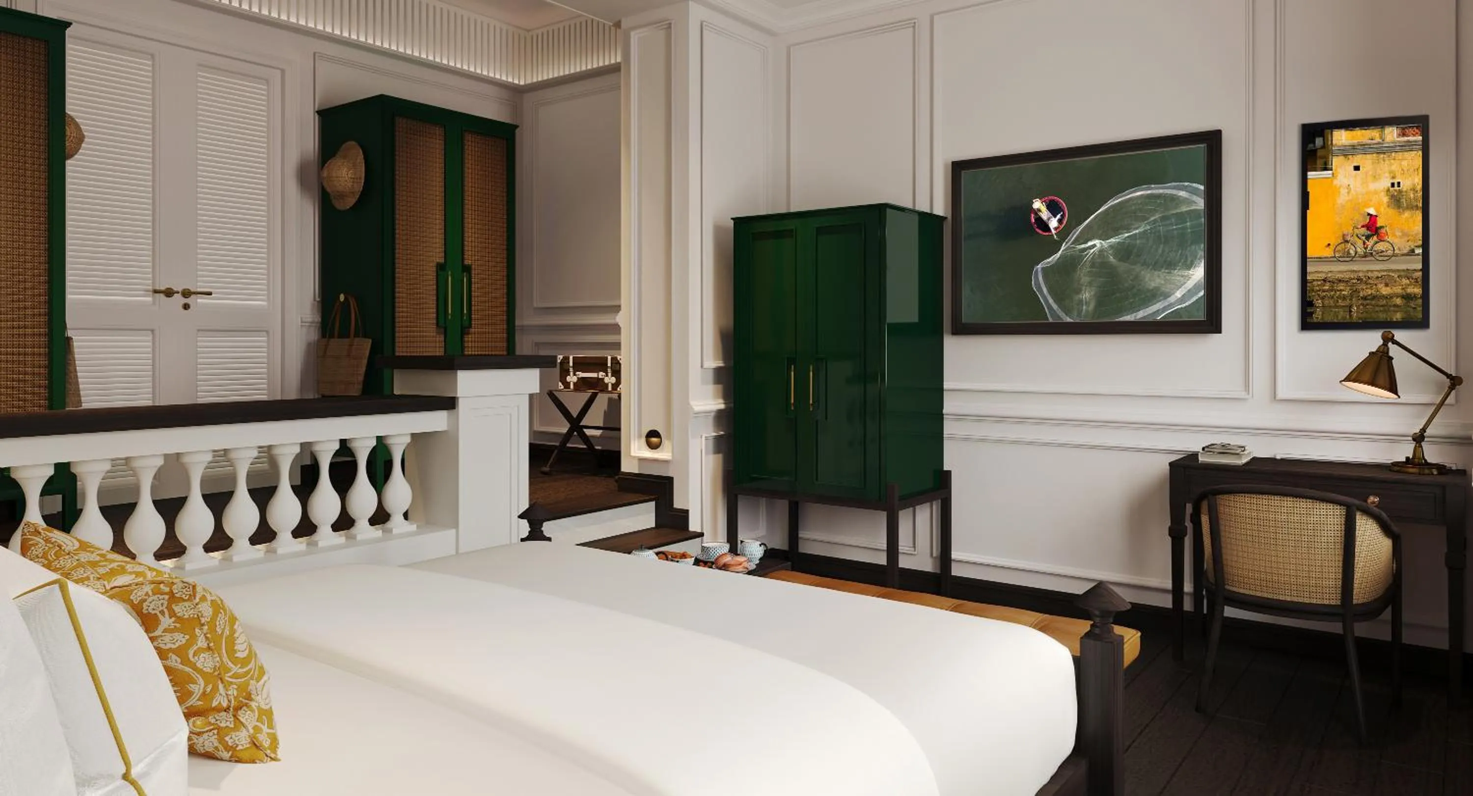 Bed in Anantara Hoi An Resort