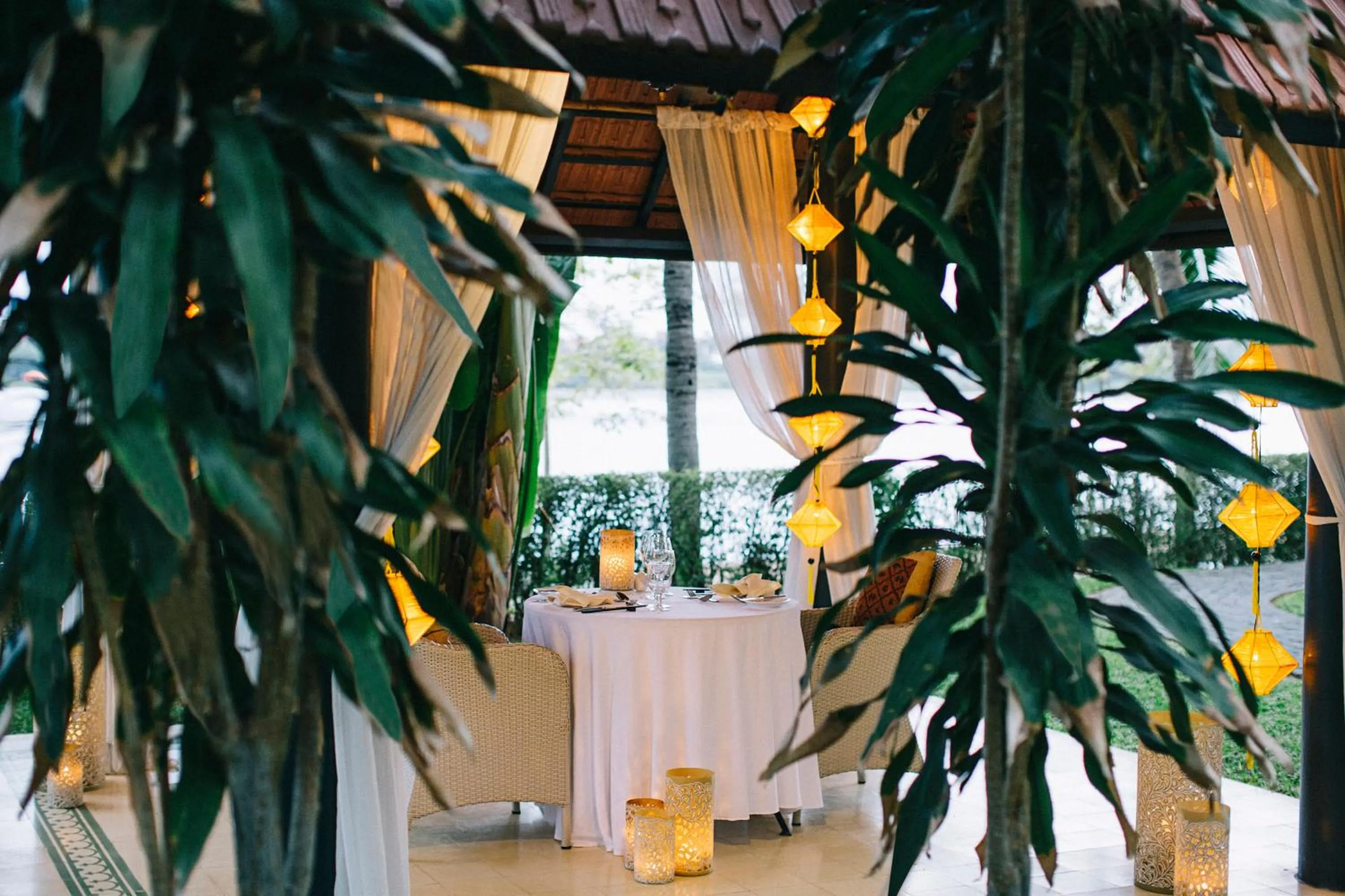 Dining area in Anantara Hoi An Resort