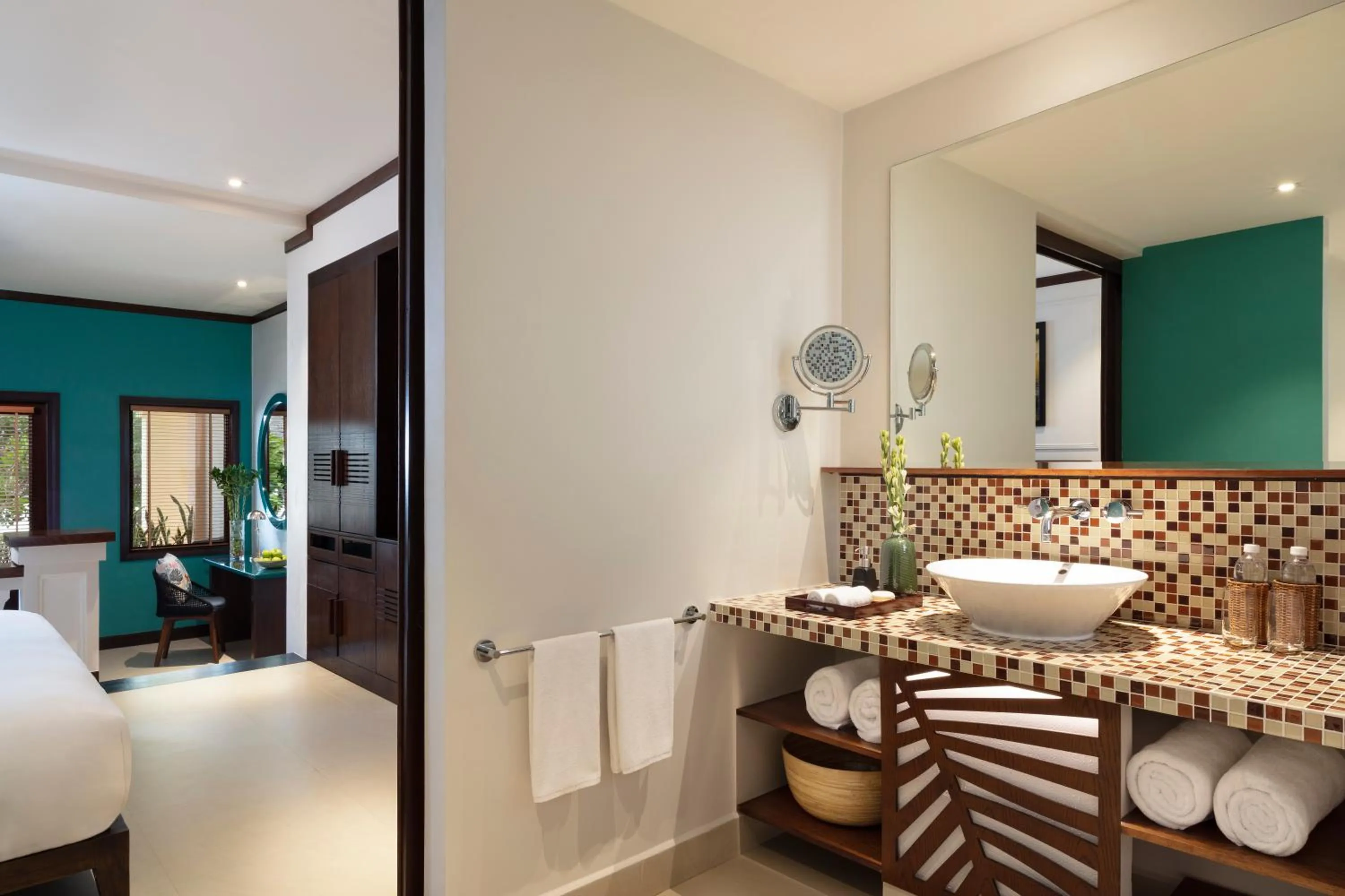 Bathroom, Bed in Anantara Hoi An Resort