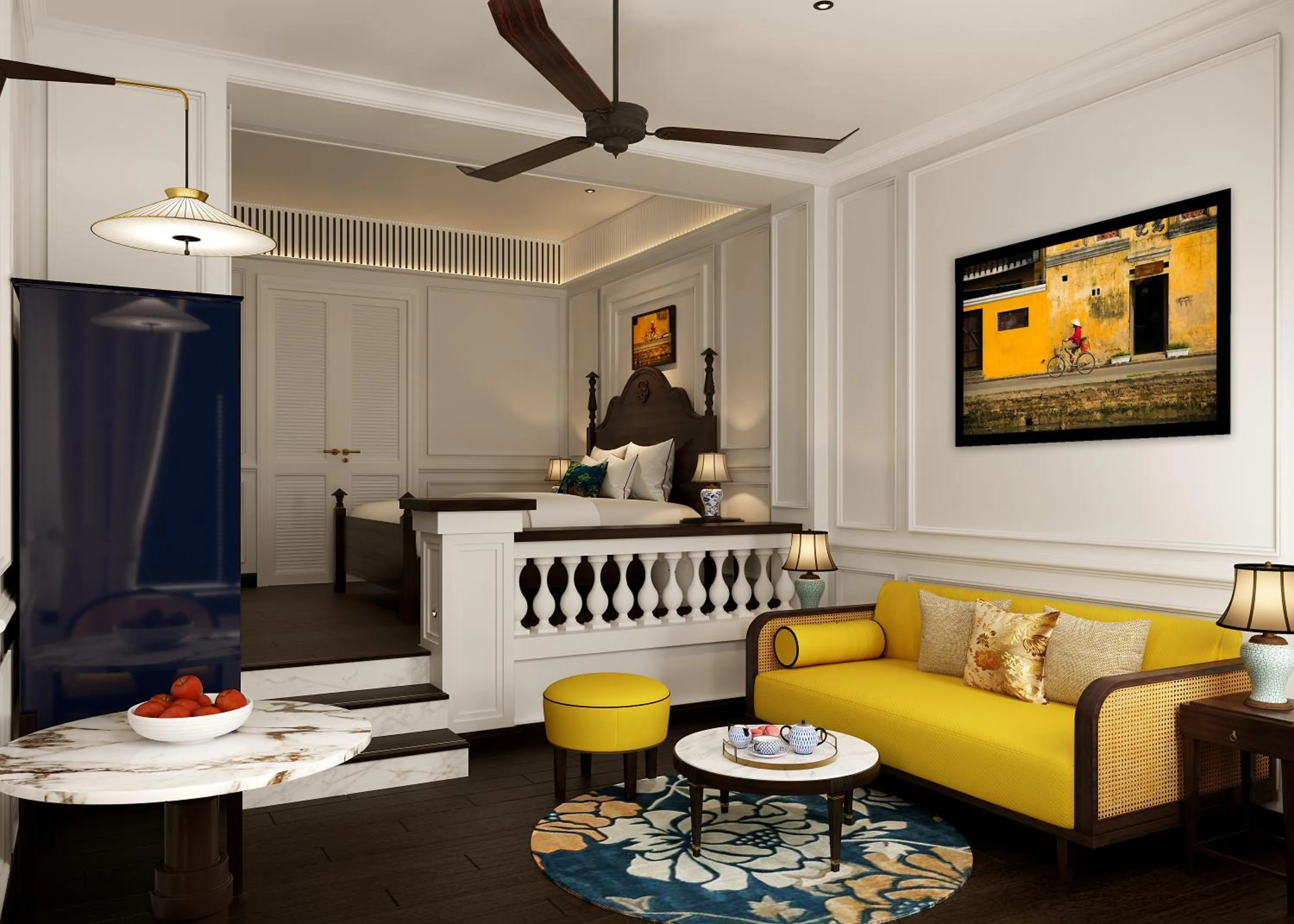 Living room in Anantara Hoi An Resort