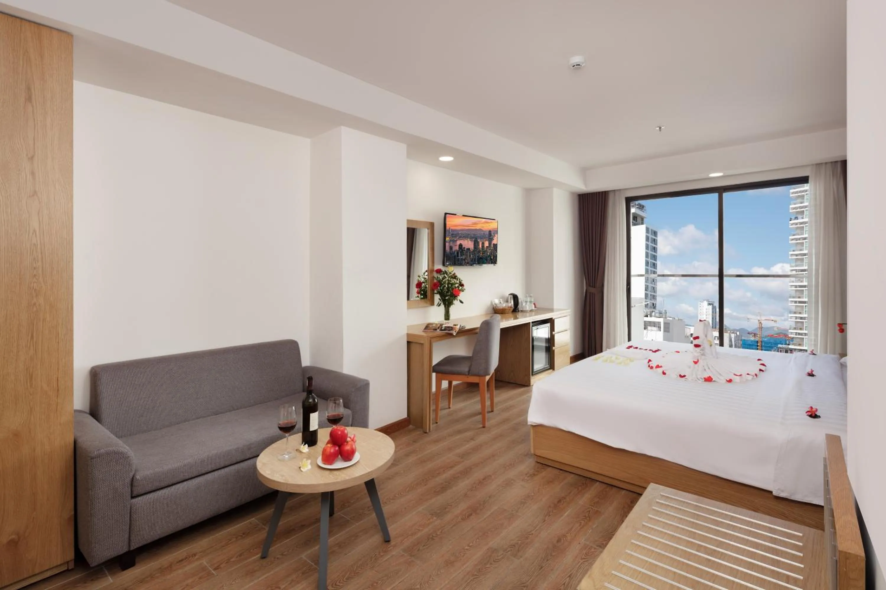 Photo of the whole room, Bed in Ale Nha Trang Hotel