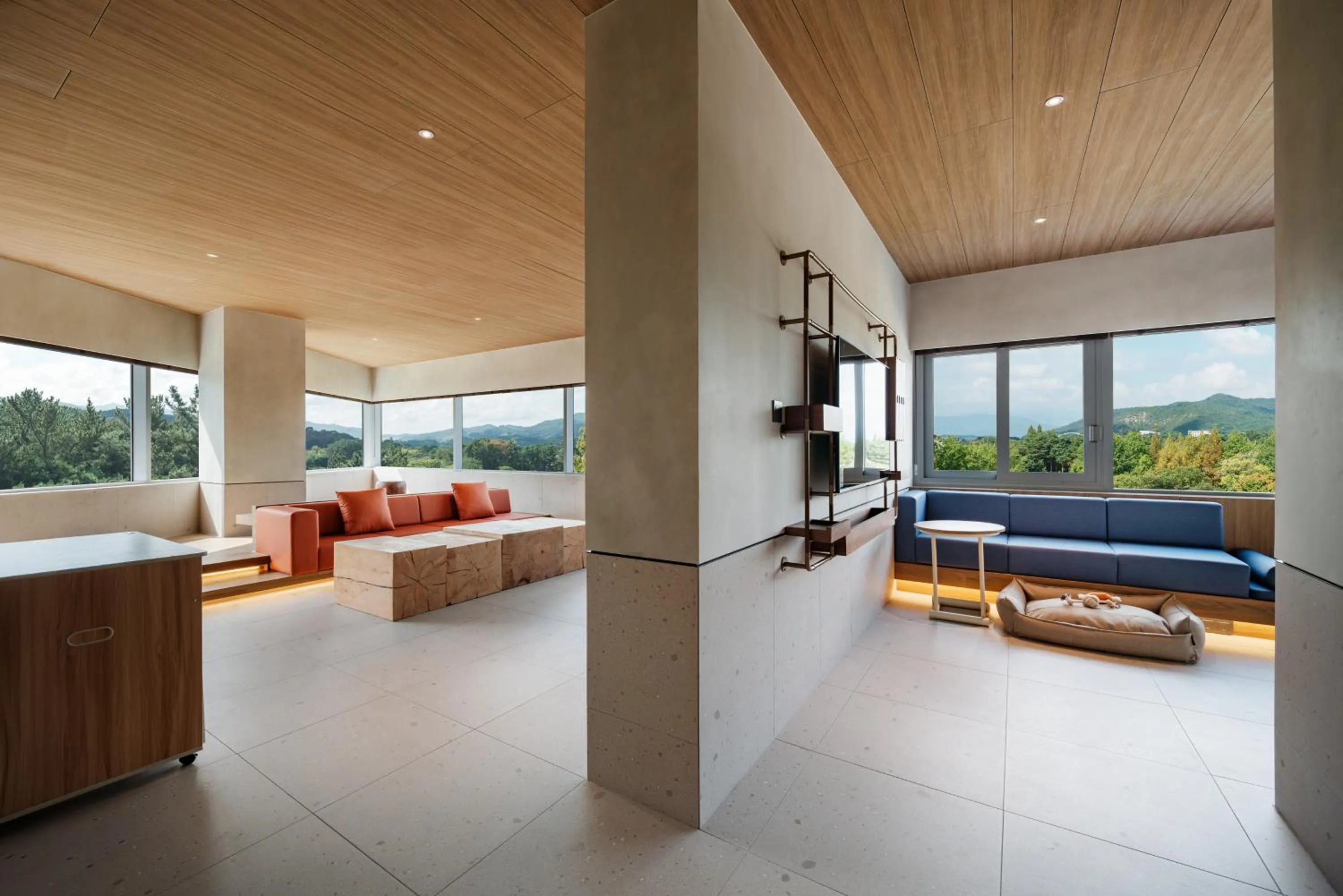 Living room, Bed in Kinock