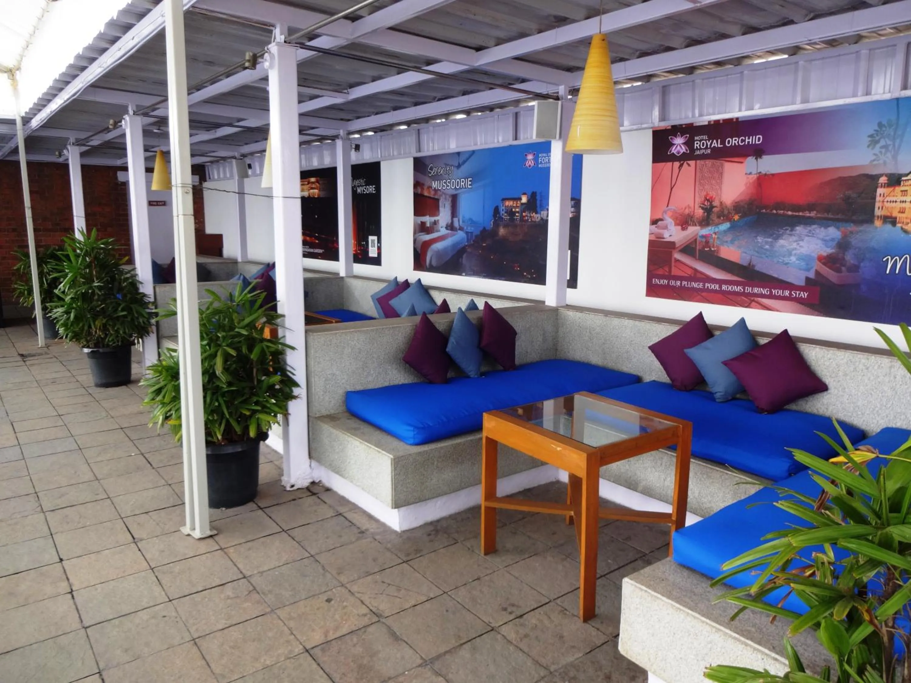 Patio in Hotel Royal Orchid Bangalore