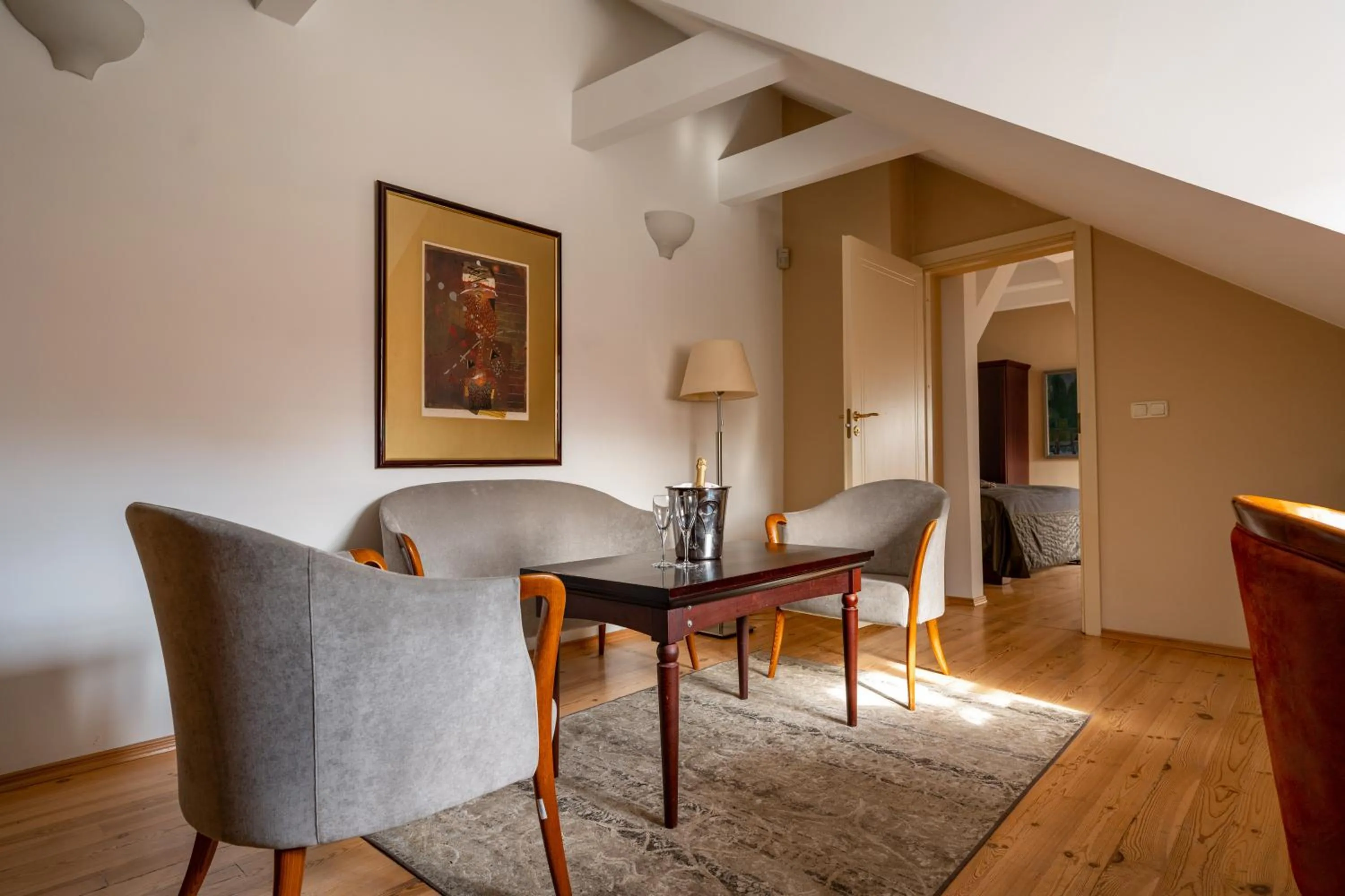 Seating area in Mabre Residence