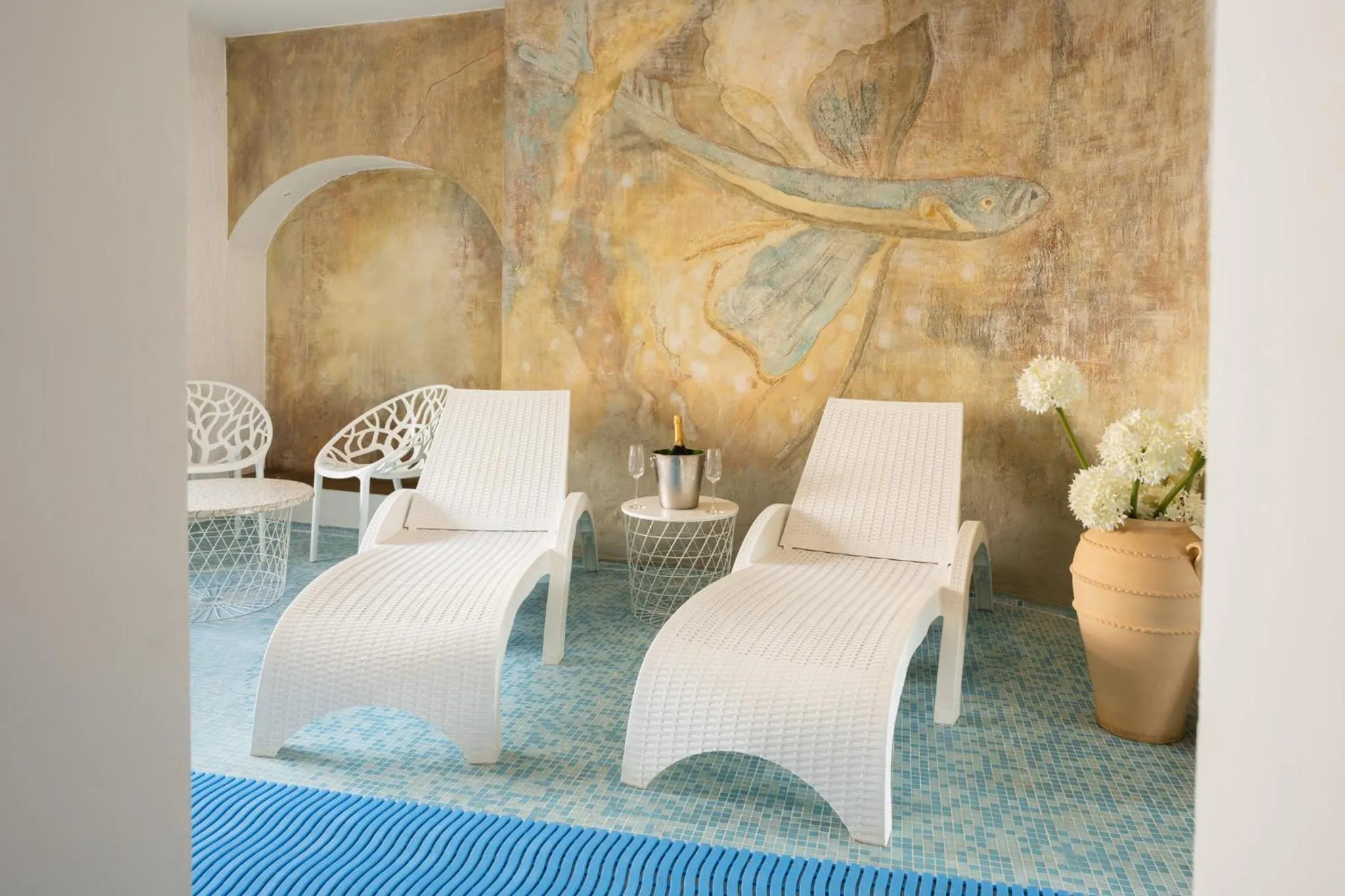 Seating area in Mabre Residence