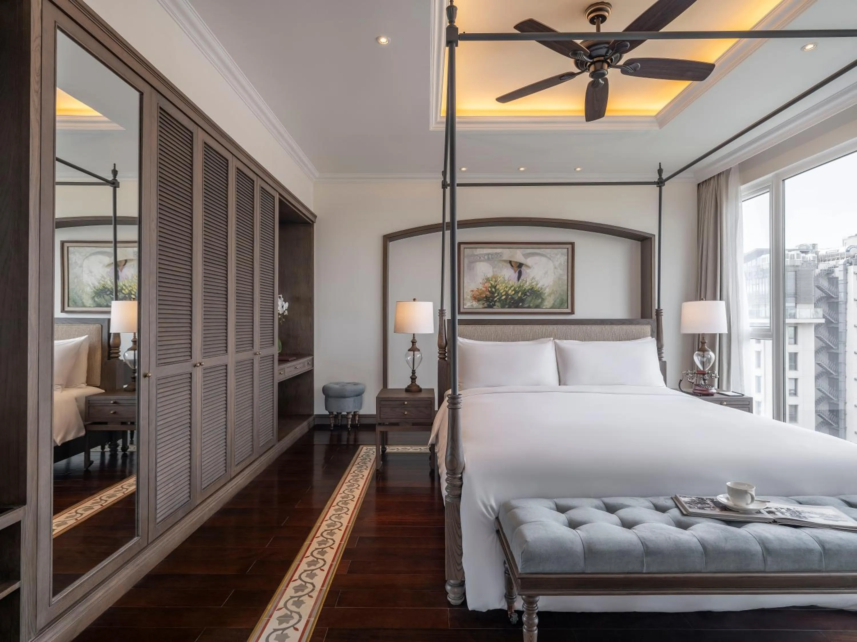 Bed in De Syloia Hotel