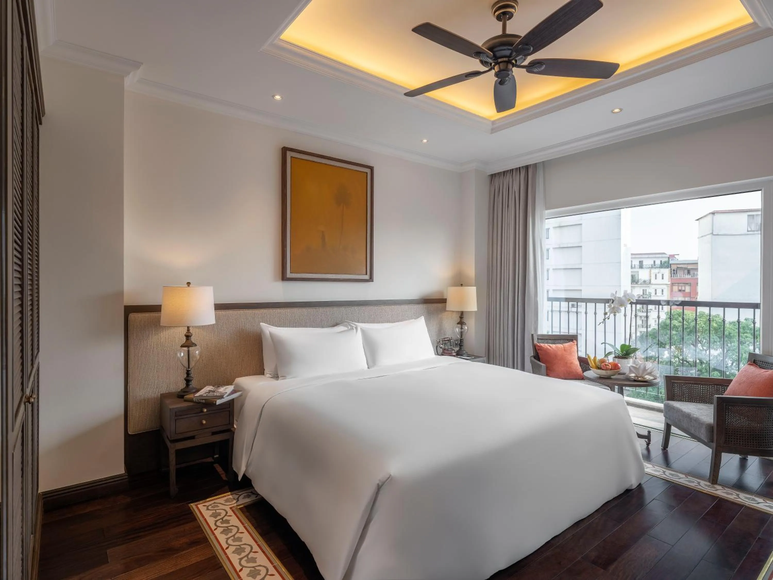 Bed in De Syloia Hotel