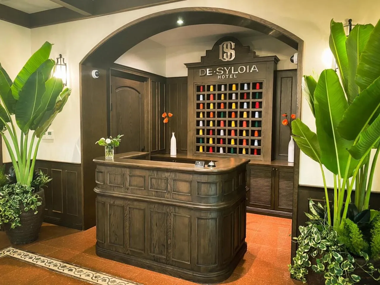 Lobby or reception in De Syloia Hotel