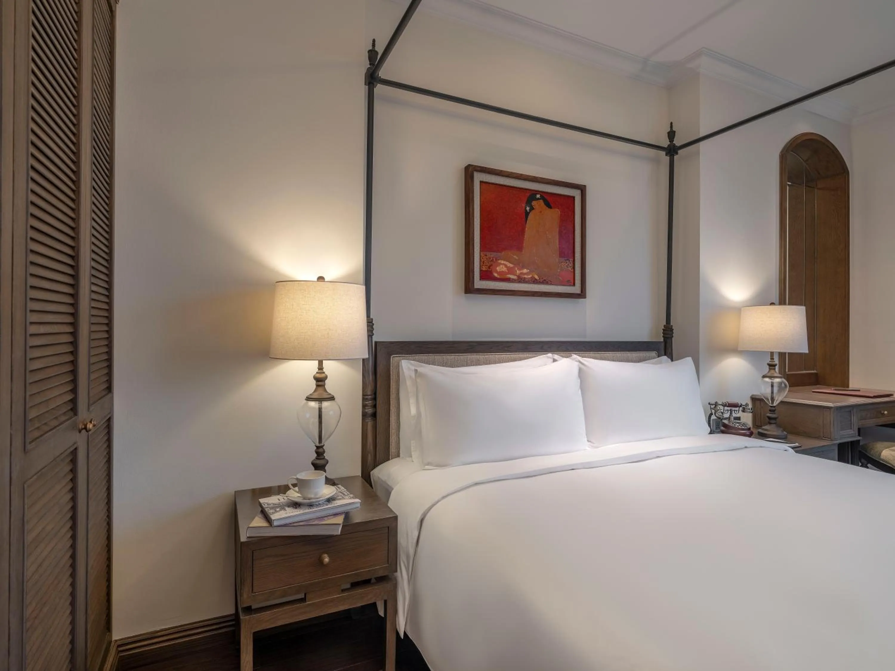 Bedroom, Bed in De Syloia Hotel