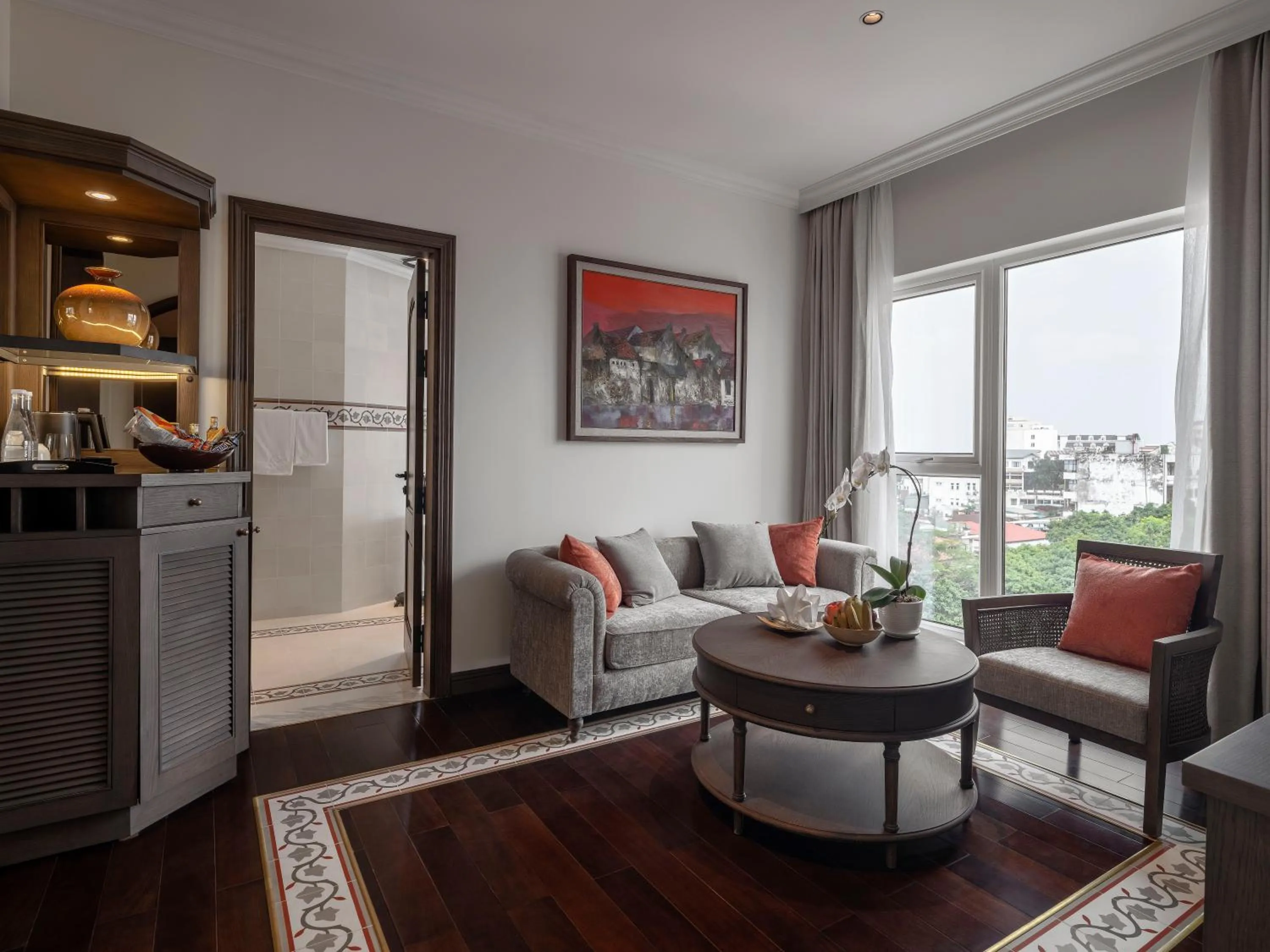 Living room in De Syloia Hotel