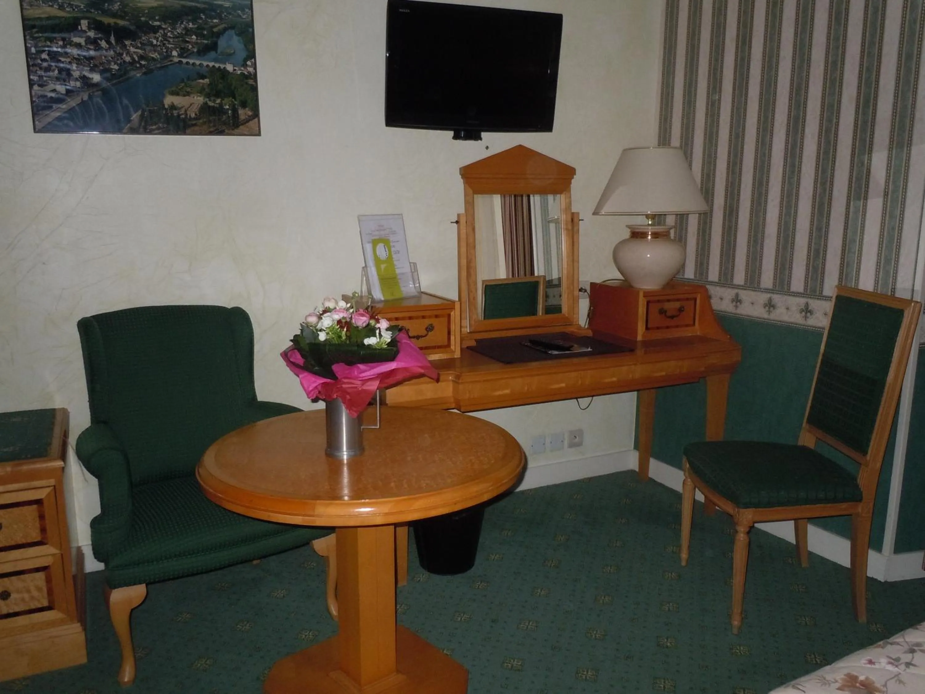 Decorative detail in La Croix Blanche