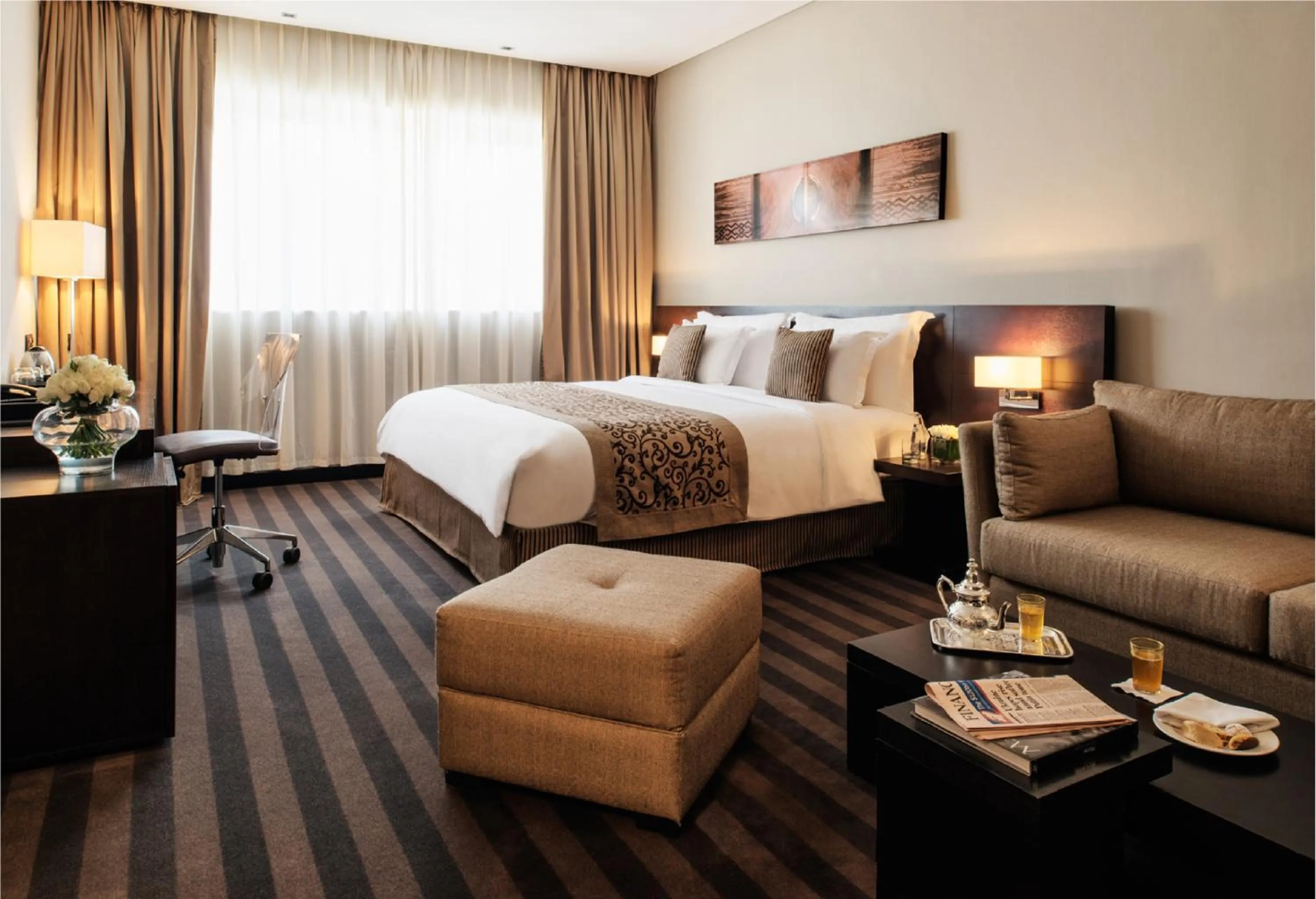 Bedroom, Bed in Mövenpick Hotel Casablanca