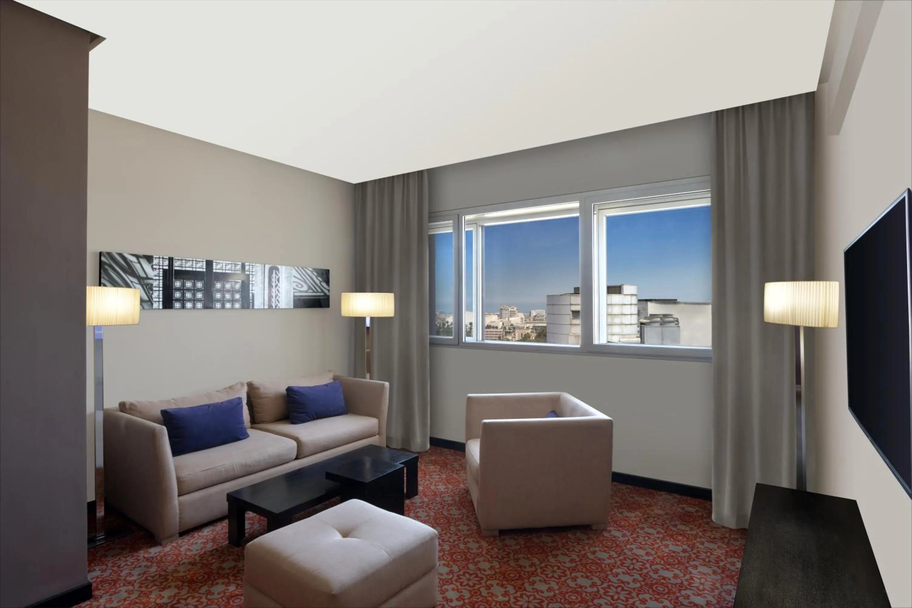 Living room in Mövenpick Hotel Casablanca